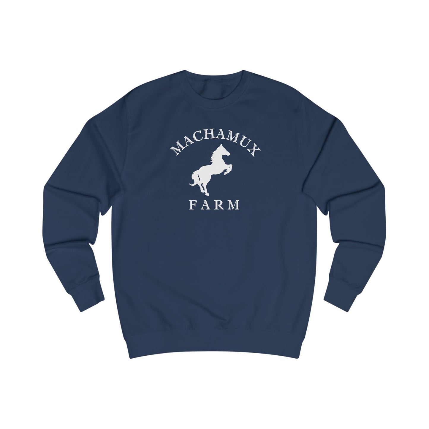 Machamux Farm Crewneck Sweatshirt — White Logo
