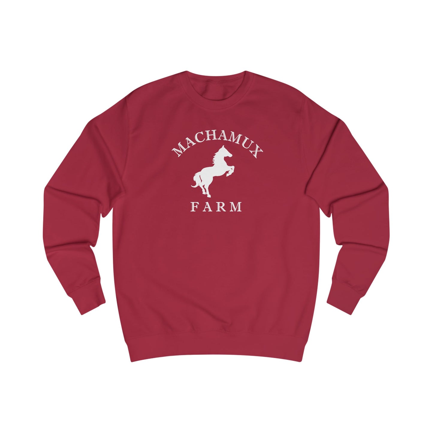 Machamux Farm Crewneck Sweatshirt — White Logo