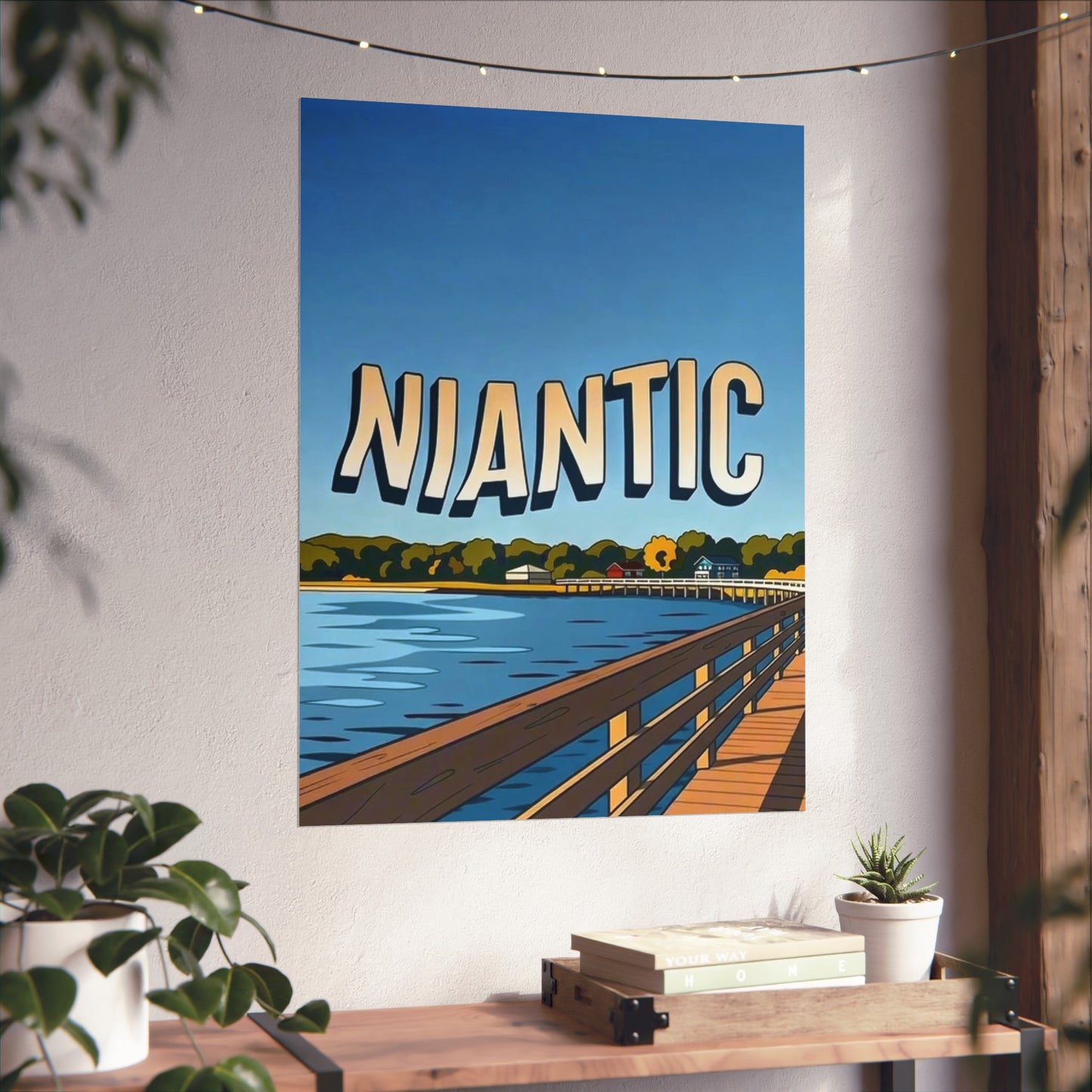 Niantic Connecticut Vintage Retro Giclée Print Art Series Poster