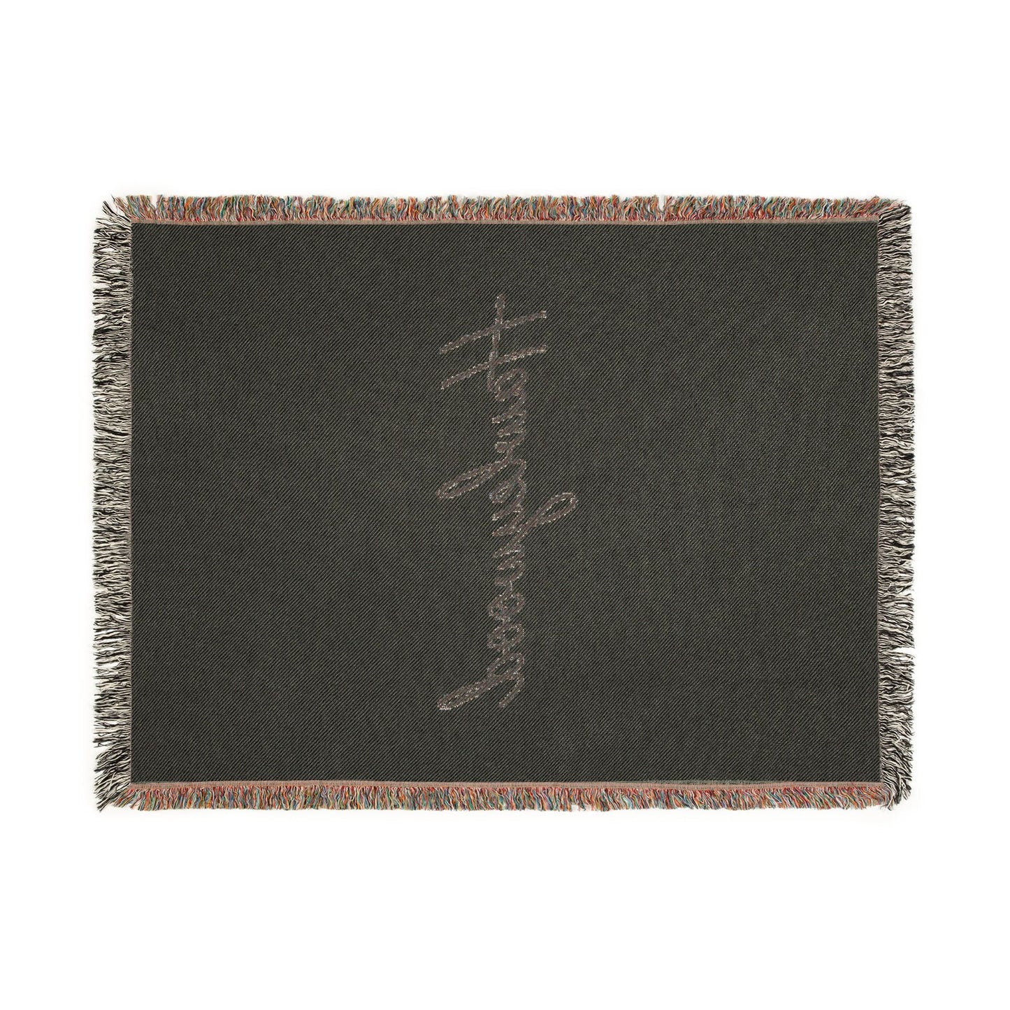 Hawleywood Vintage Retro Cotton Woven Blanket - Live the Dream