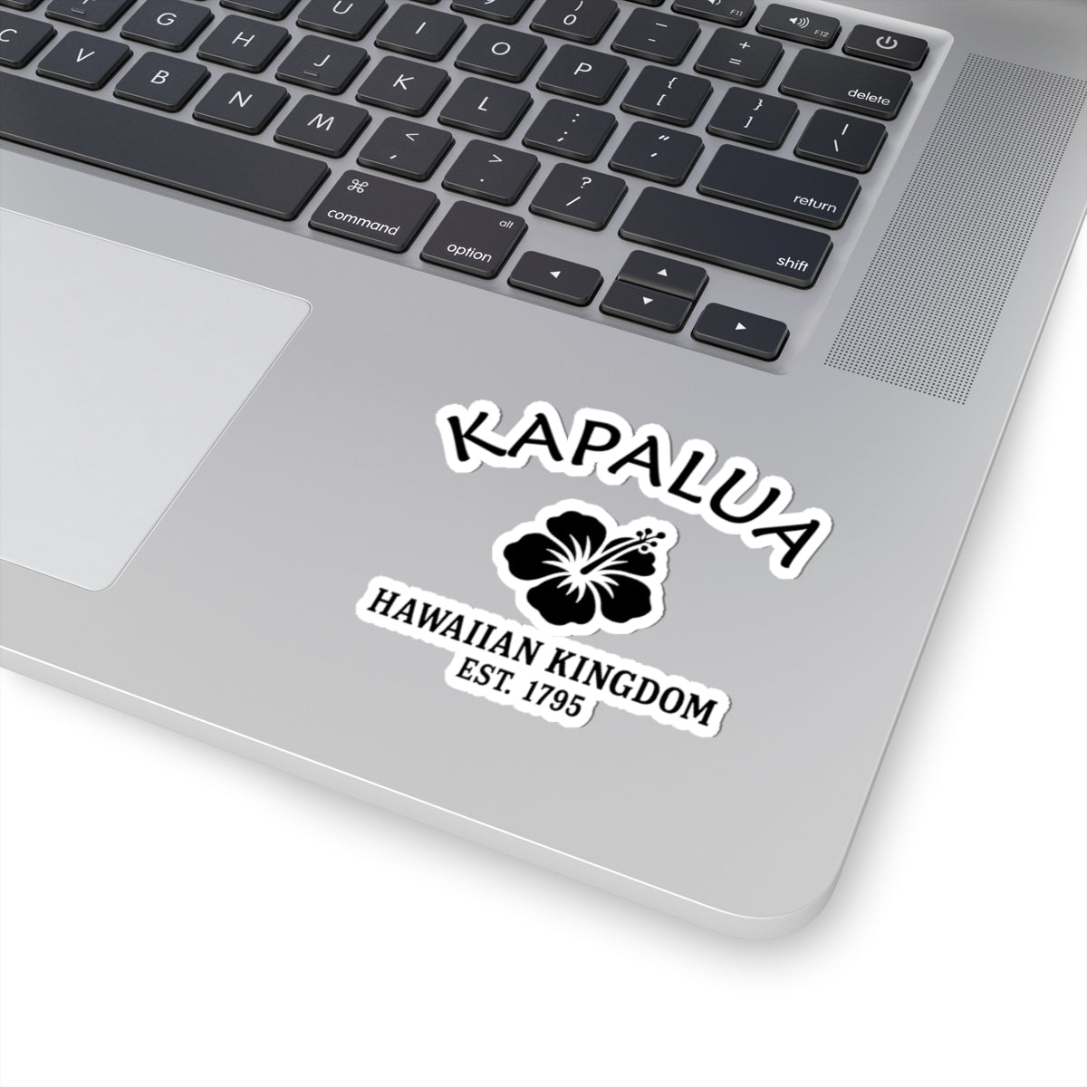 Kapalua Hawaii Vintage Retro Vinyl Sticker - Black Logo