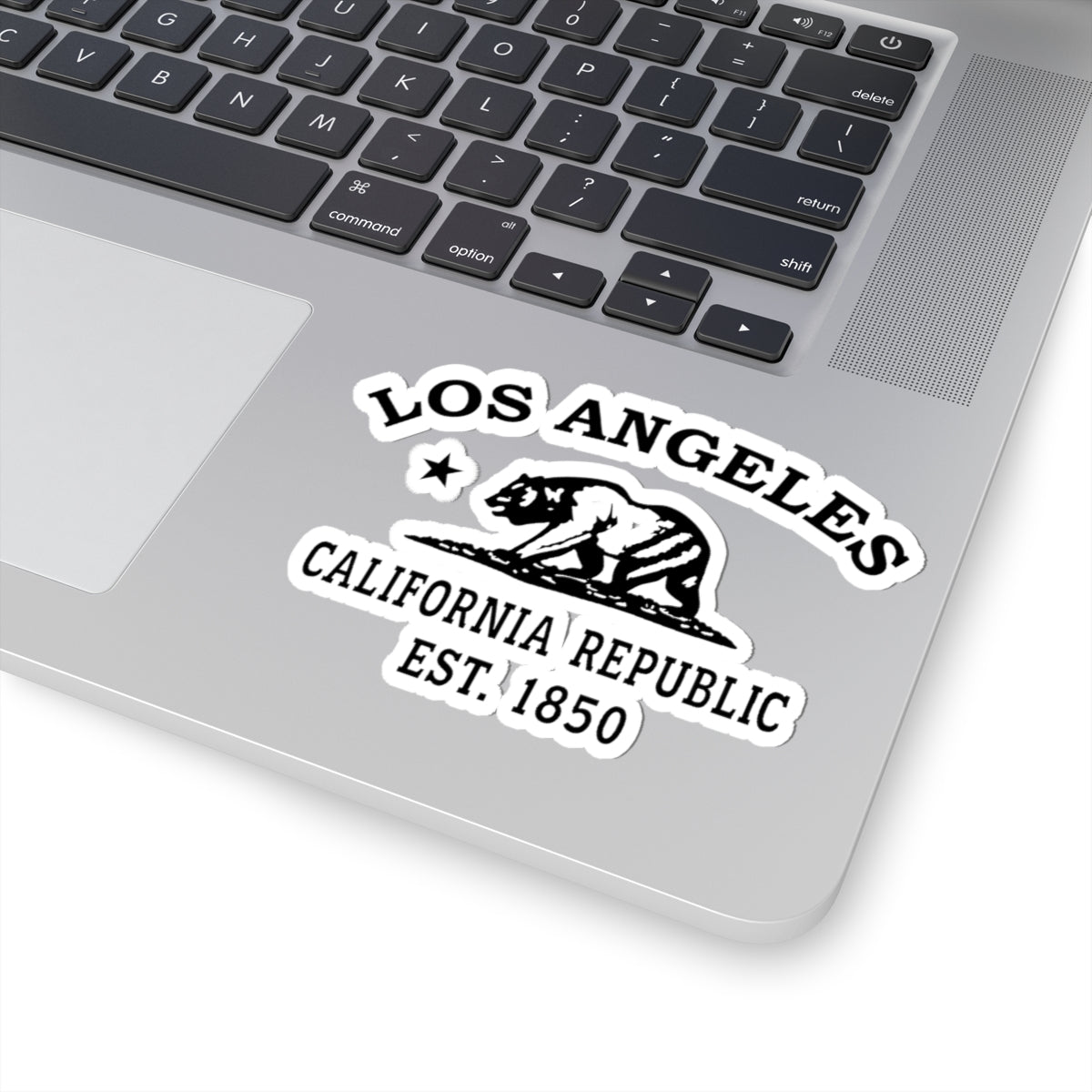 Los Angeles California Vintage Retro Vinyl Sticker - Black Logo