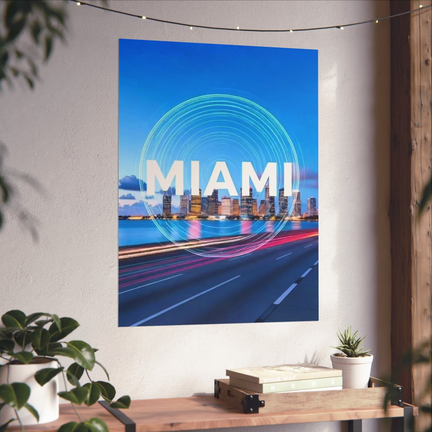 Miami Florida Vintage Retro Giclée Print Art Series Poster