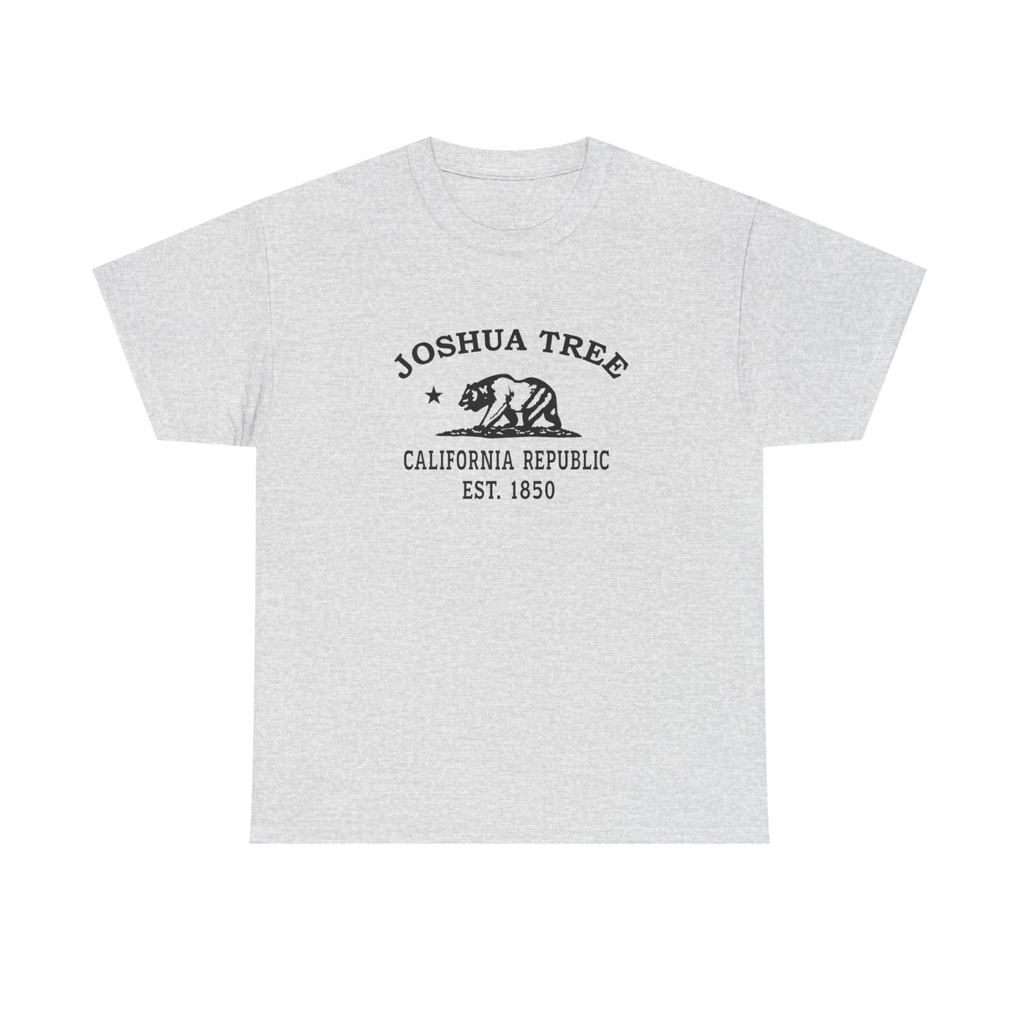 Joshua Tree California Vintage Retro Unisex Heavy Cotton Tee - Black Logo