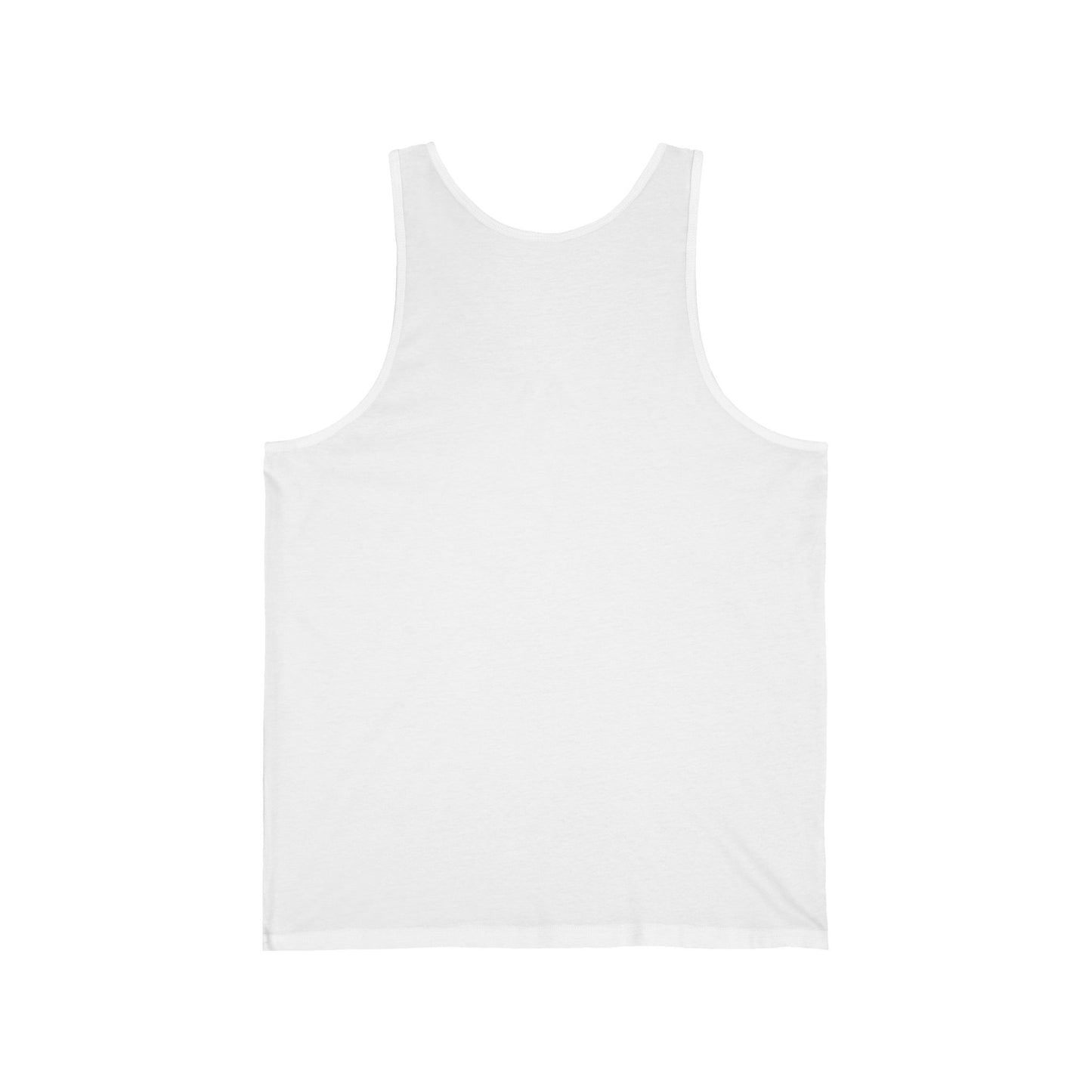 Santa Monica California Unisex Cotton Jersey Tank Top - Black Logo