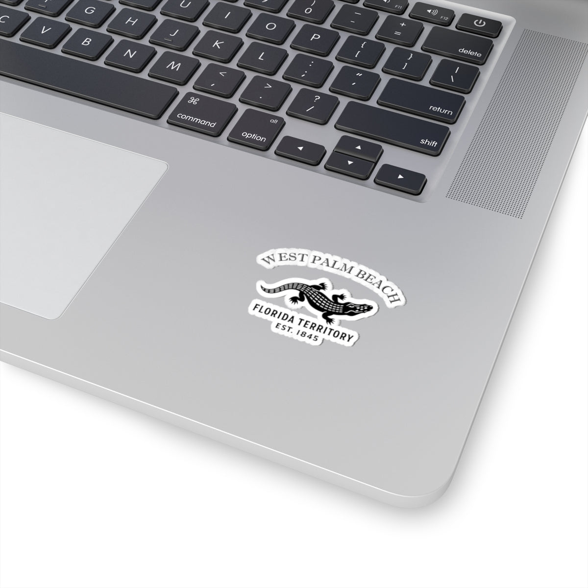 West Palm Beach Florida Vintage Retro Vinyl Sticker - Black Logo