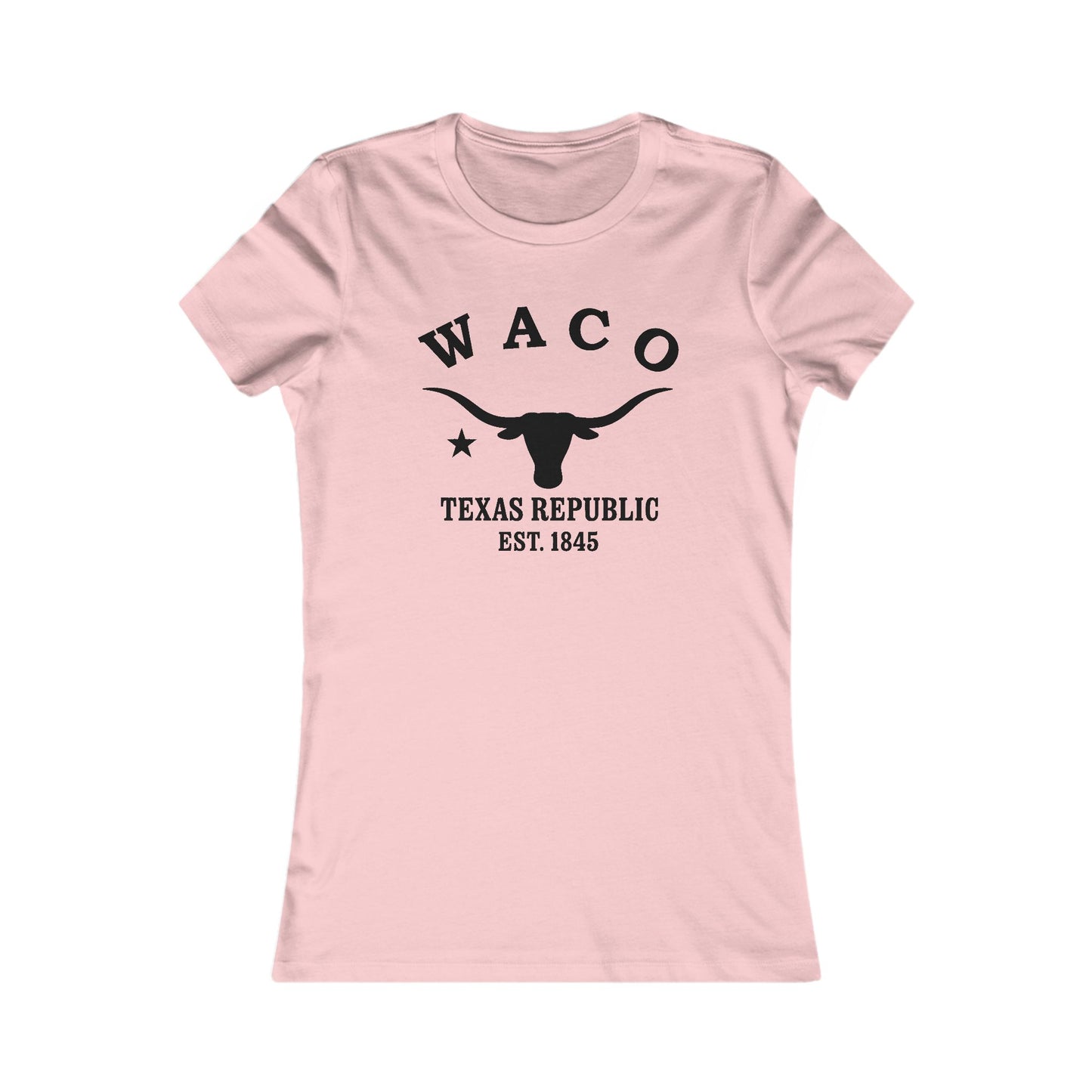 Waco Texas Vintage Retro Unisex Heavy Cotton Hoodie - Black Logo