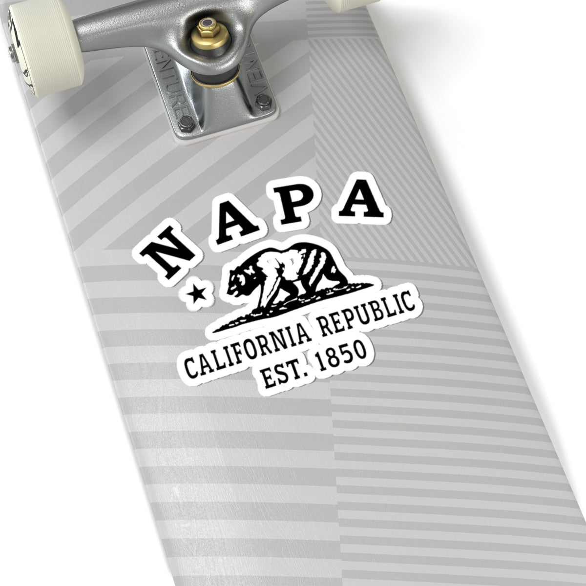 Napa California Vintage Retro Vinyl Sticker - Black Logo