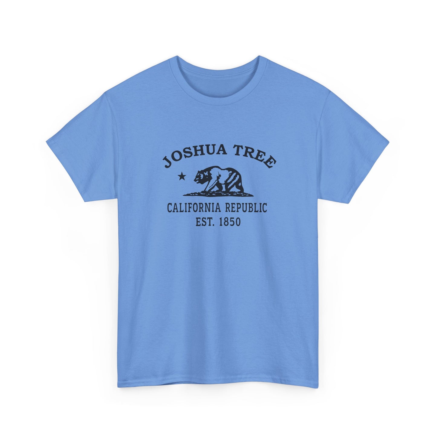 Joshua Tree California Vintage Retro Unisex Heavy Cotton Tee - Black Logo