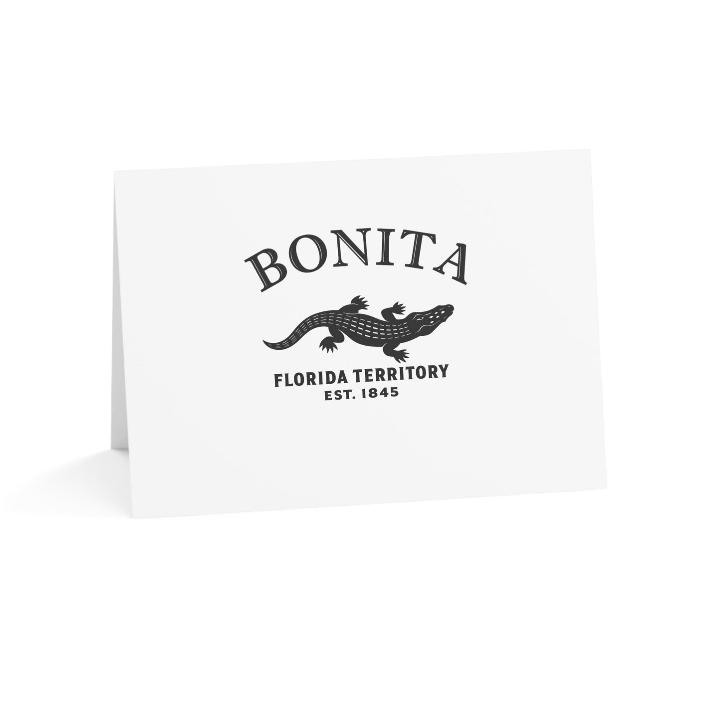 Bonita Florida Vintage Retro Thank You Card Set - Black Logo