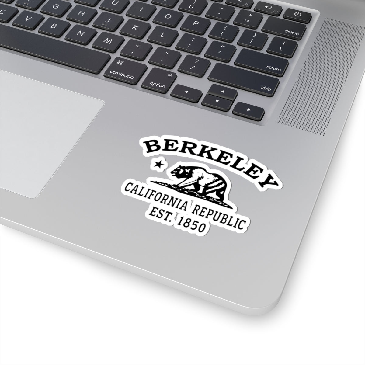 Berkeley California Vintage Retro Vinyl Sticker - Black Logo