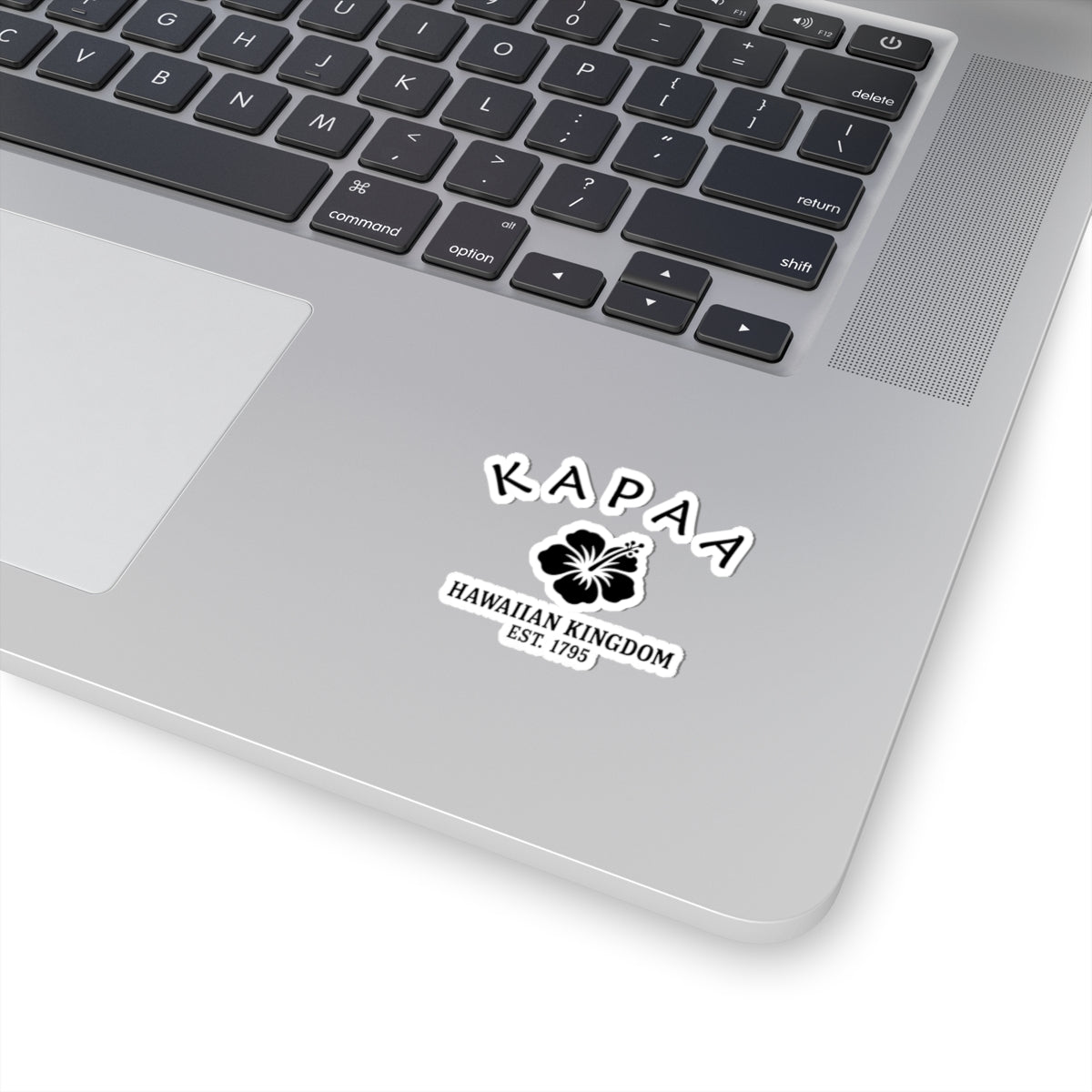 Kapaa Hawaii Vintage Retro Vinyl Sticker - Black Logo