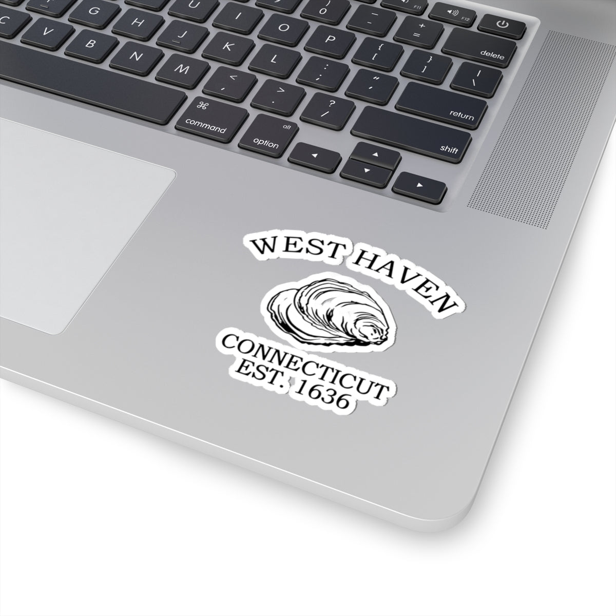 West Haven Connecticut Vintage Retro Vinyl Sticker - Black Logo