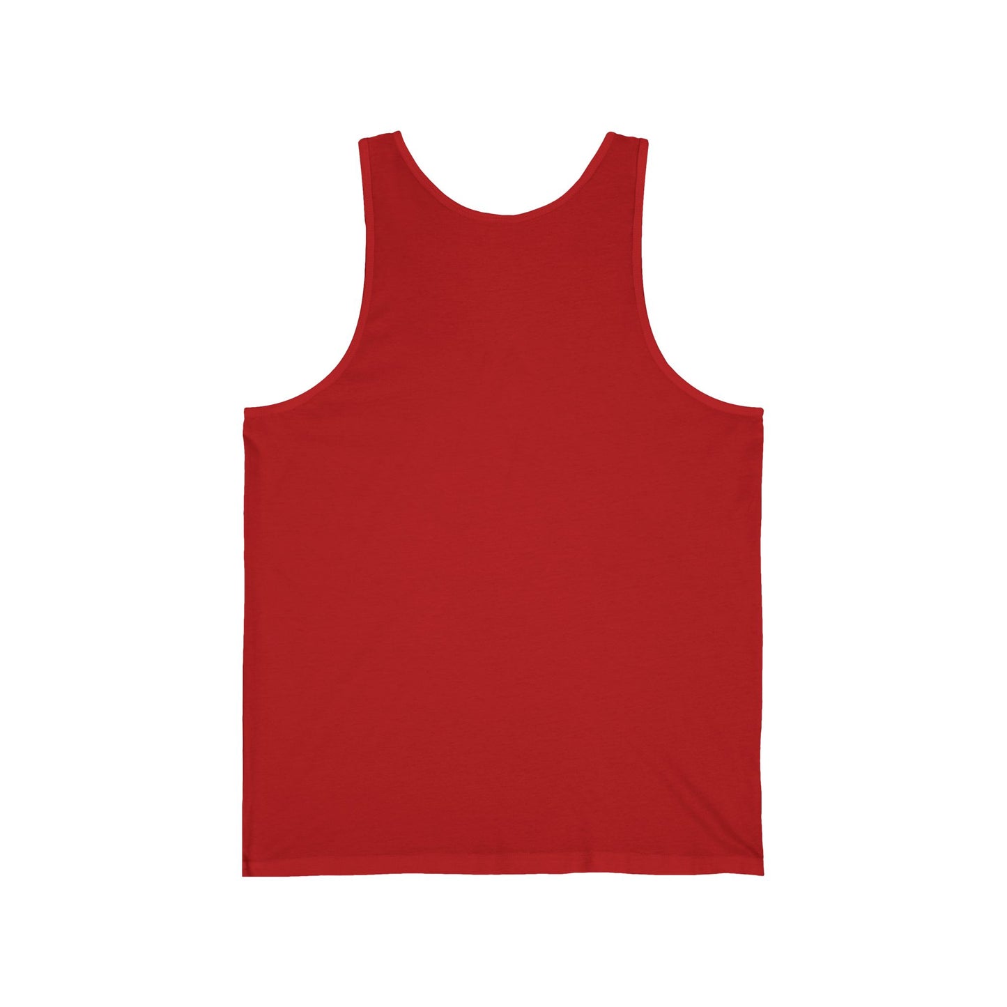 Santa Monica California Unisex Cotton Jersey Tank Top - White Logo