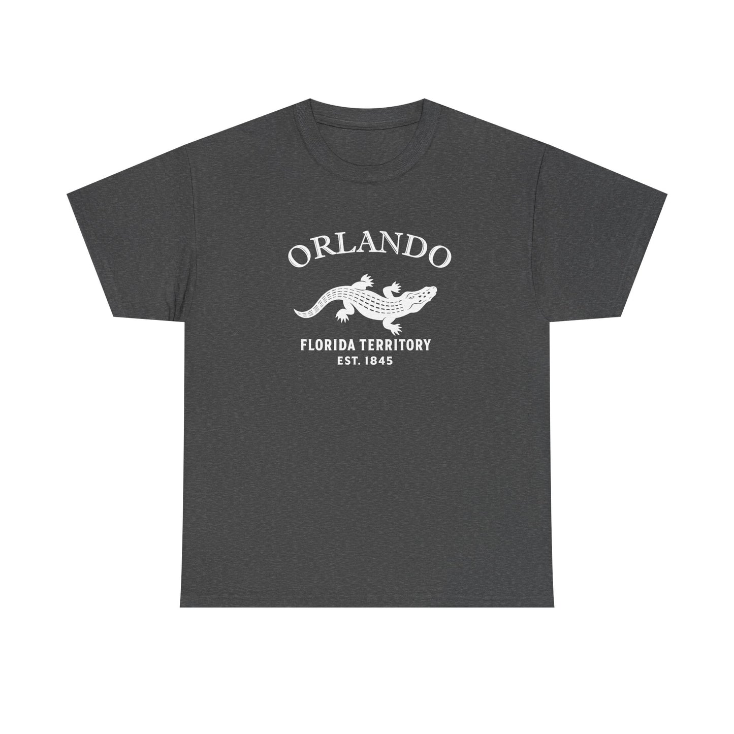 Orlando Florida Vintage Retro Unisex Heavy Cotton Tee - White Logo