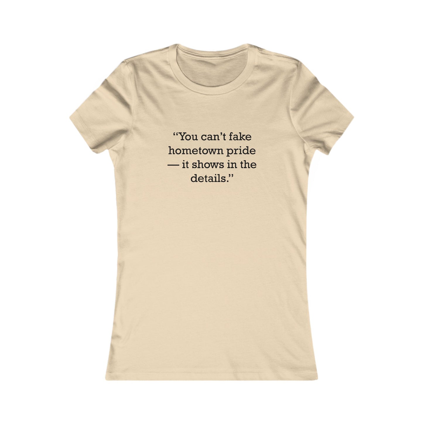 Quote 33 You Cant Fake Vintage Retro Womens Fitted Ringspun Cotton Tee - Black Logo