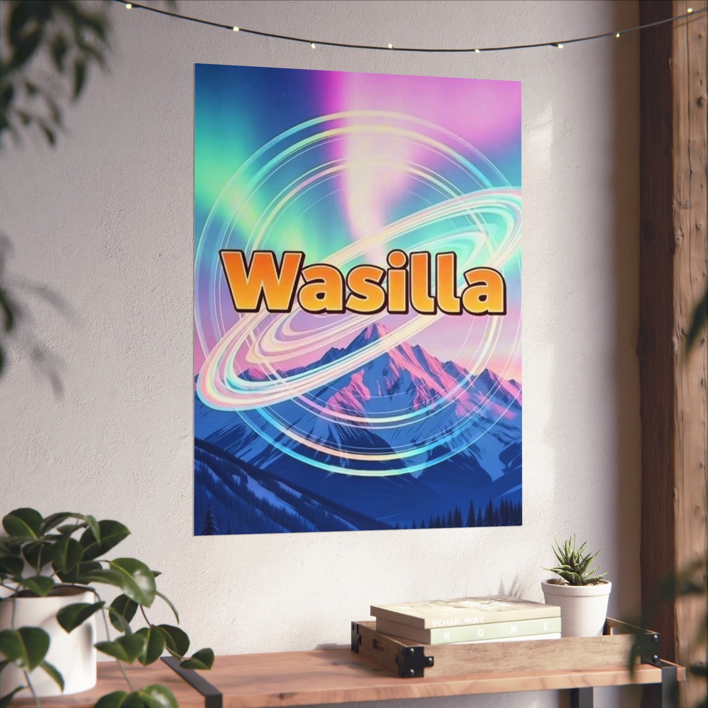 Wasilla Alaska Vintage Retro Giclée Print Art Series Poster