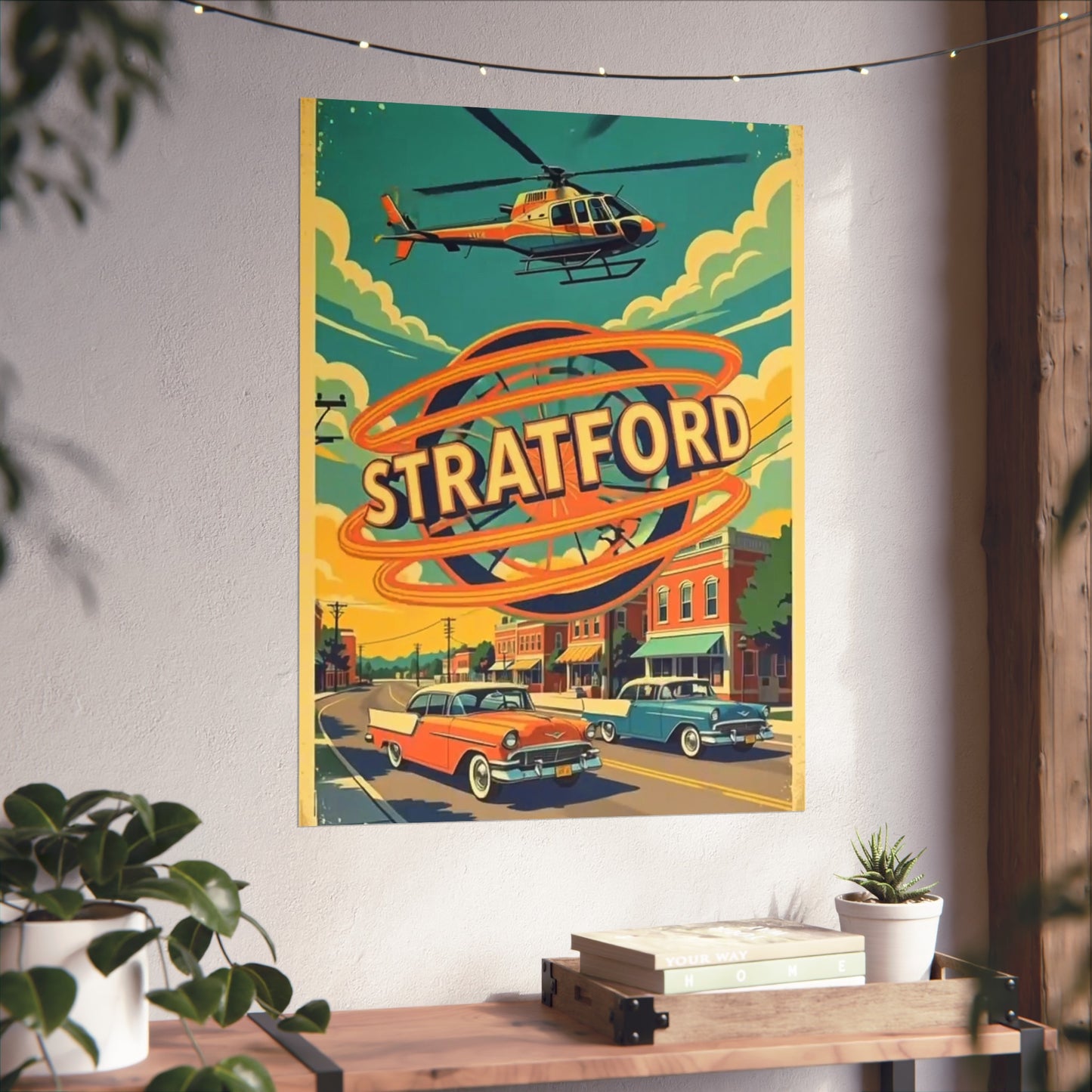 Stratford Connecticut Vintage Retro Giclée Print Art Series Poster