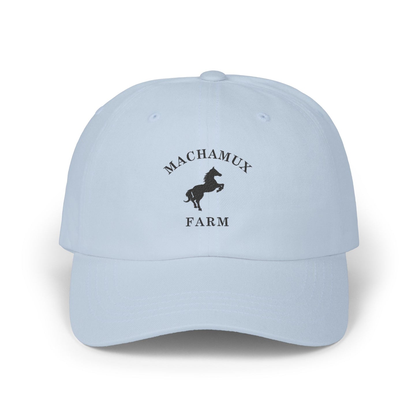 Machamux Farm Vintage Retro Embroidered Cotton Cap - Black Logo