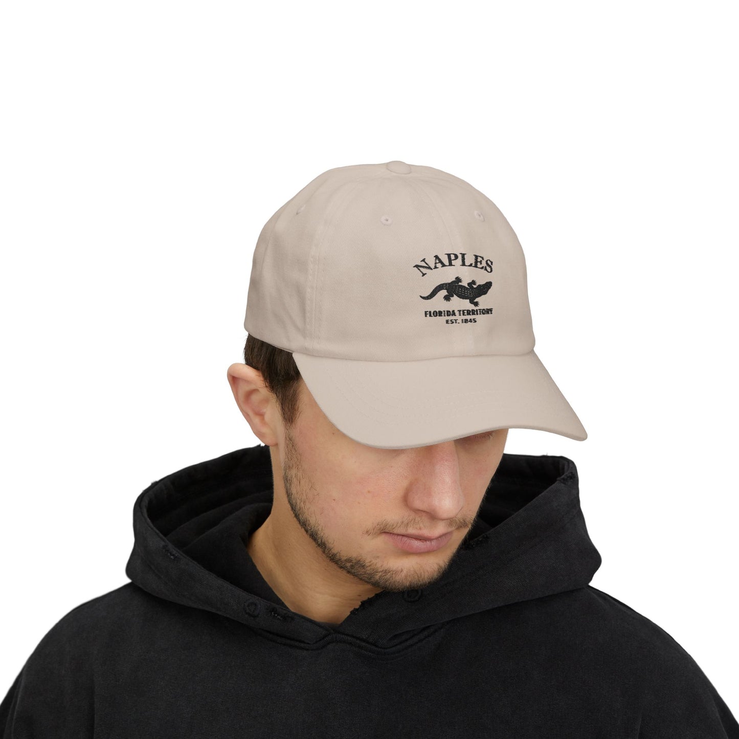 Naples Florida Classic Cotten Cap - Black Logo