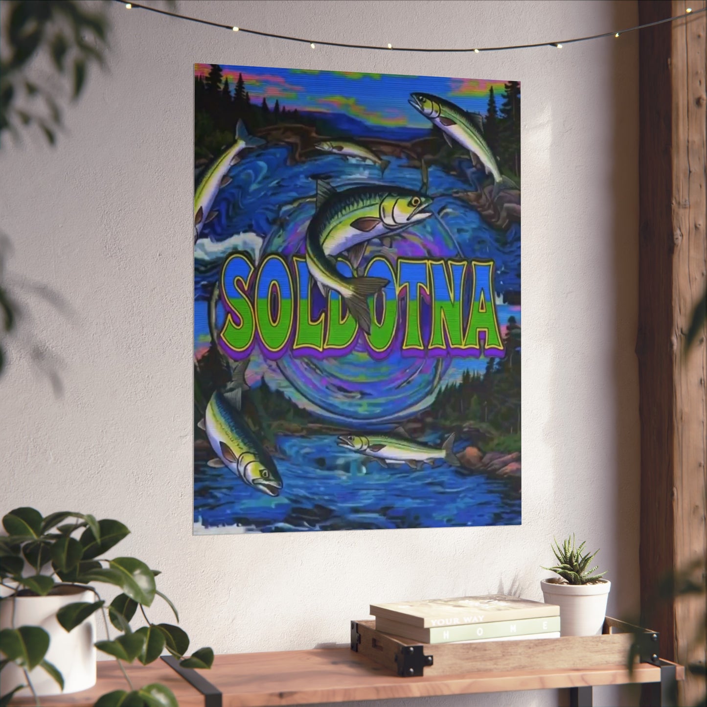 Soldotna Alaska Vintage Retro Giclée Print Art Series Poster