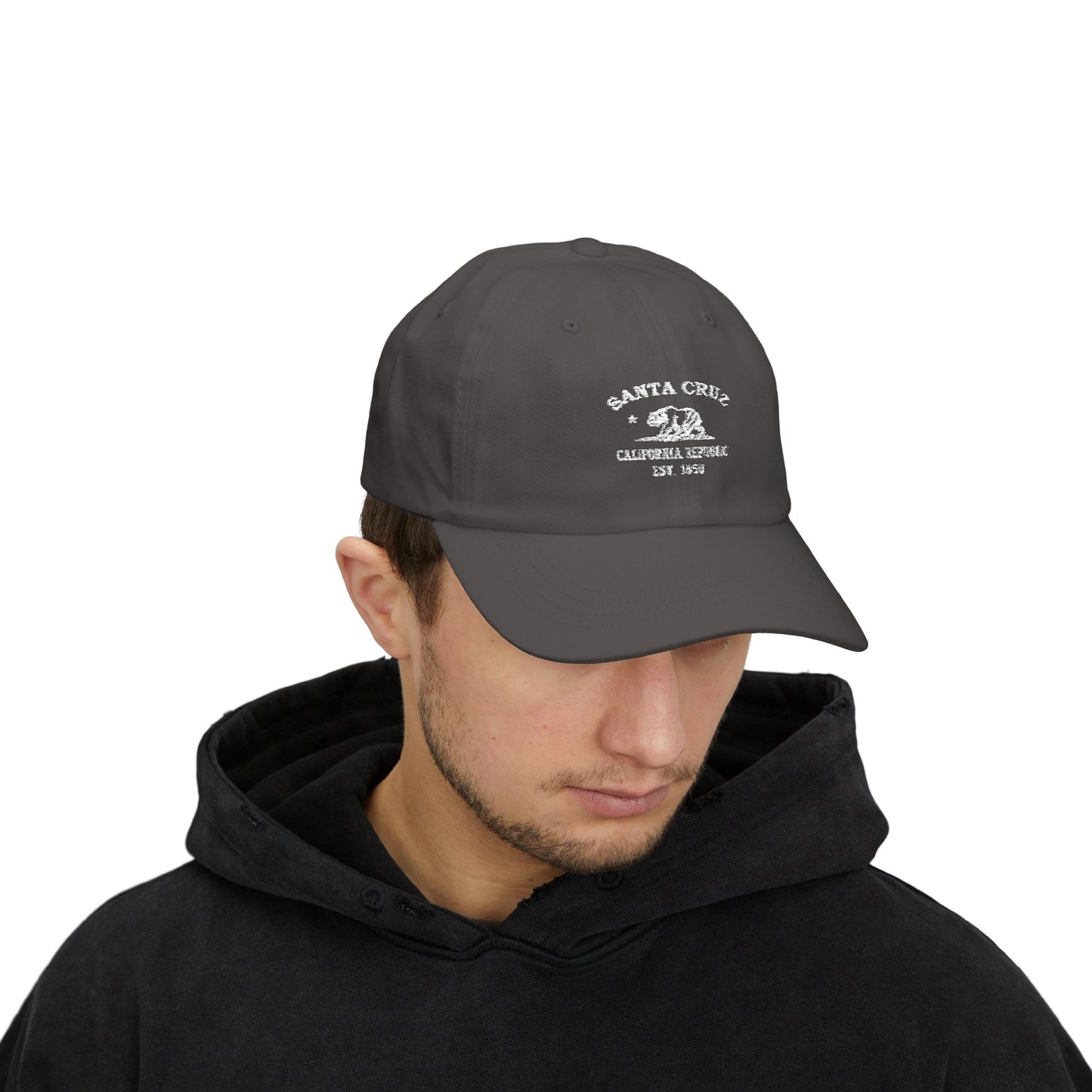 Santa Cruz California Classic Cotten Cap - White Logo