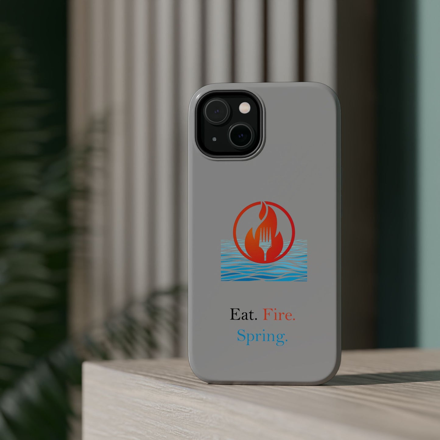 Eat Fire Spring iPhone Case - Image Logo