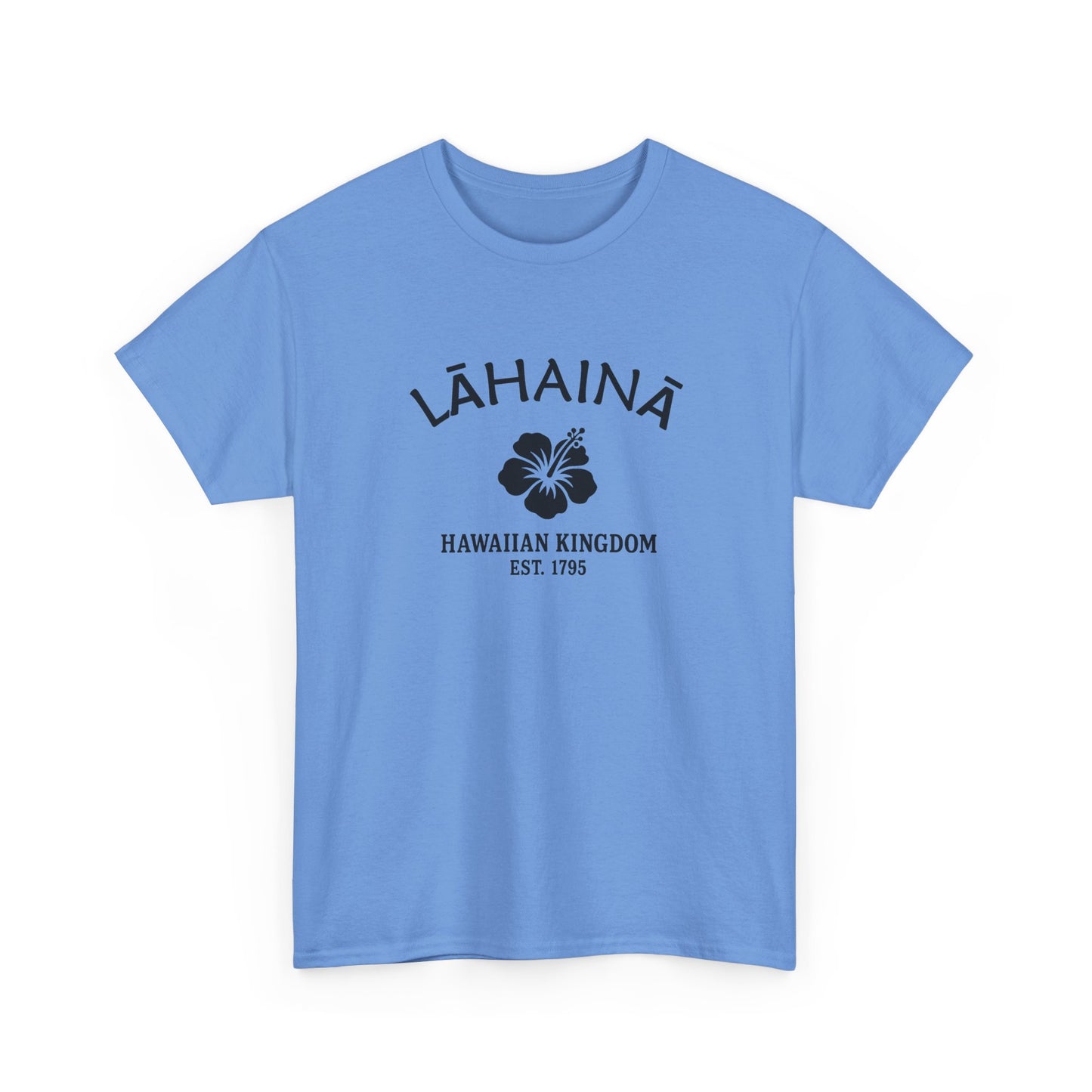 Lahaina Hawaii Vintage Retro Unisex Heavy Cotton Tee - Black Logo