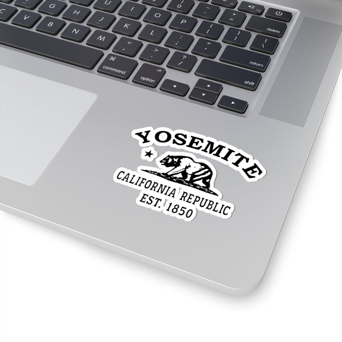 Yosemite California Vintage Retro Vinyl Sticker - Black Logo