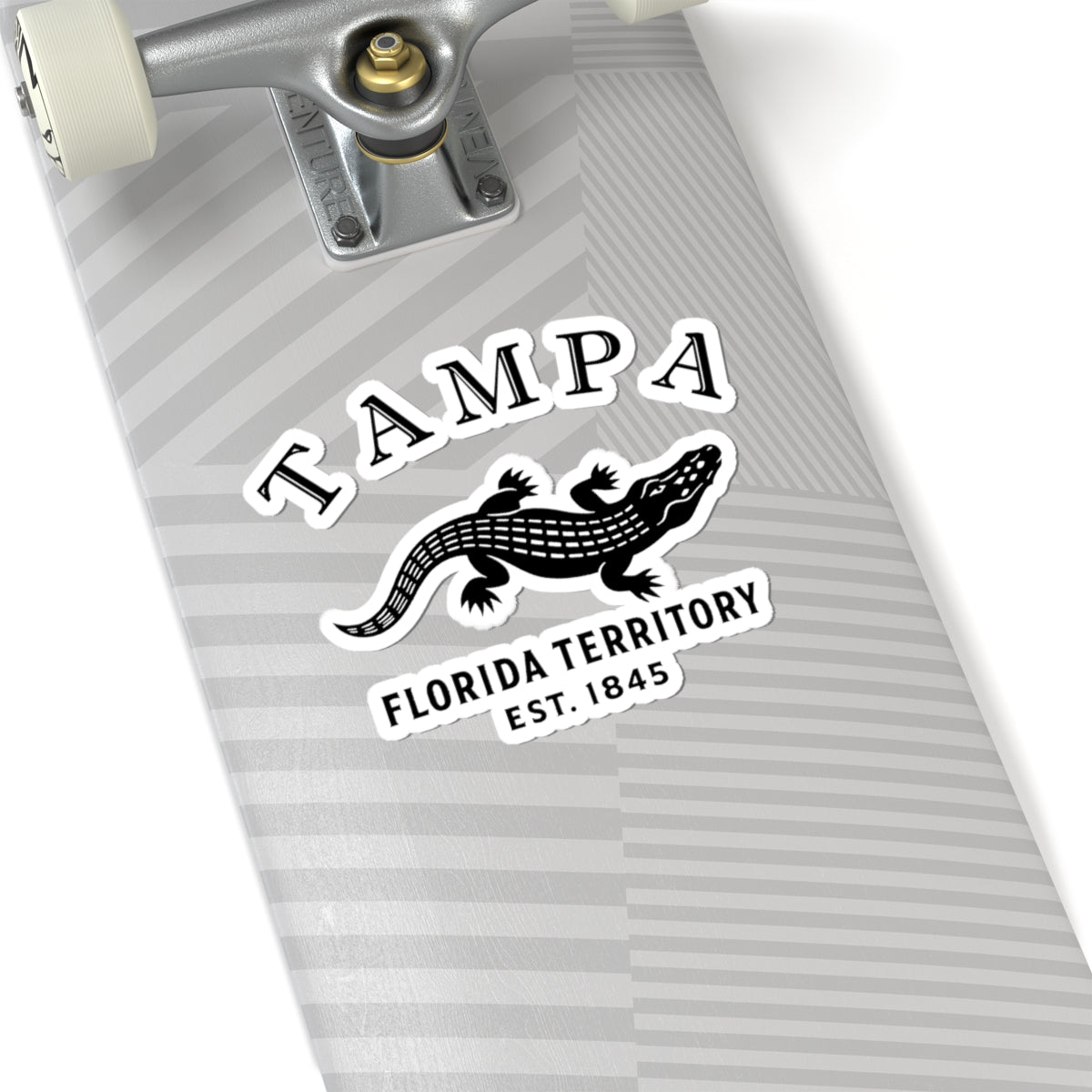 Tampa Florida Vintage Retro Vinyl Sticker - Black Logo