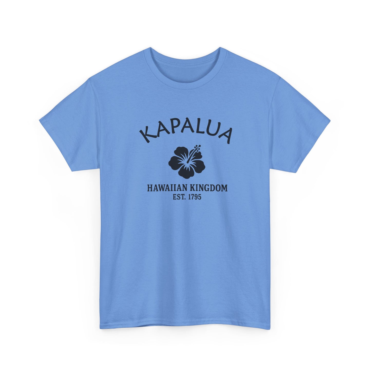 Kapalua Hawaii Vintage Retro Unisex Heavy Cotton Tee - Black Logo