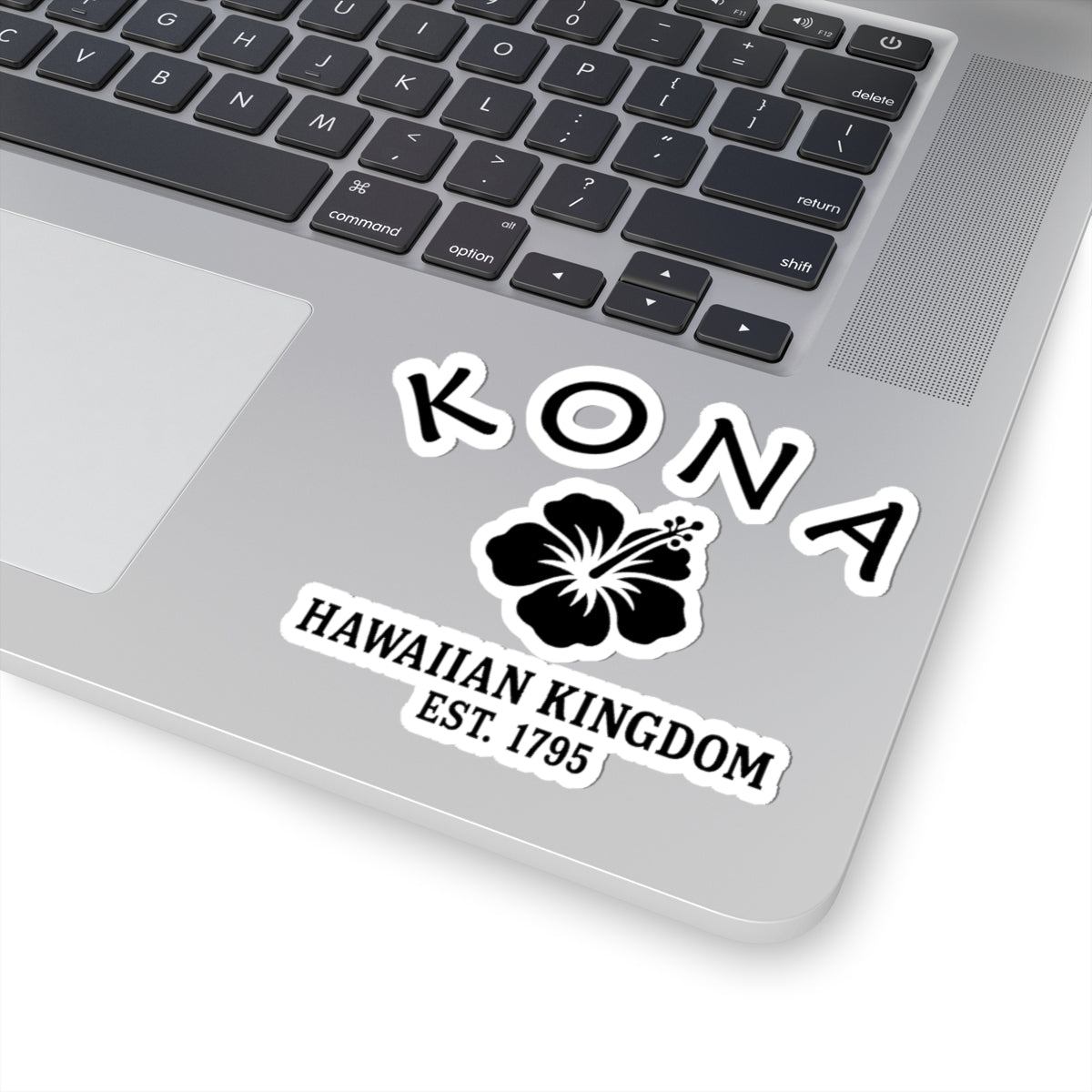 Kona Hawaii Vintage Retro Vinyl Sticker - Black Logo