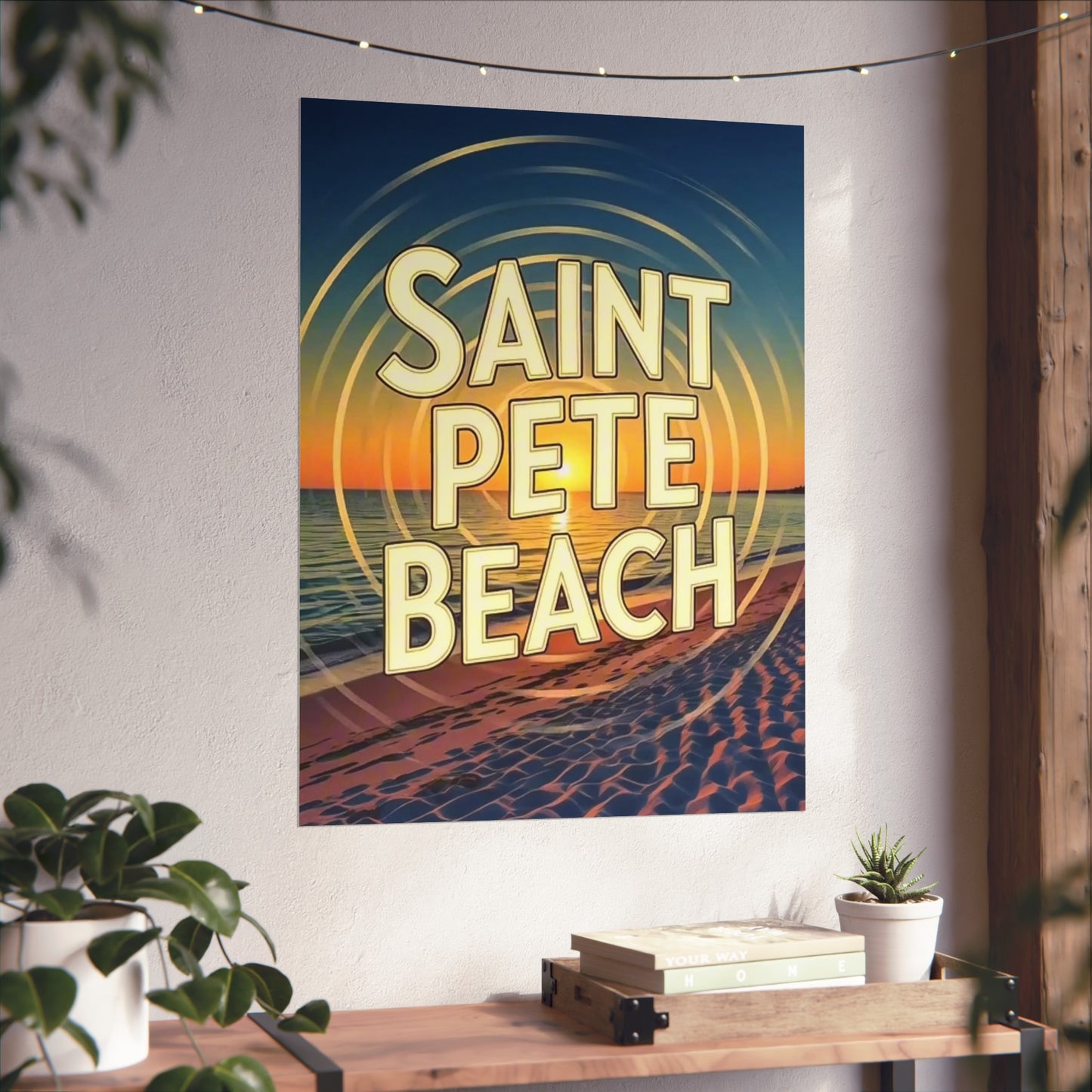 St Pete Beach Florida Vintage Retro Giclée Print Art Series Poster
