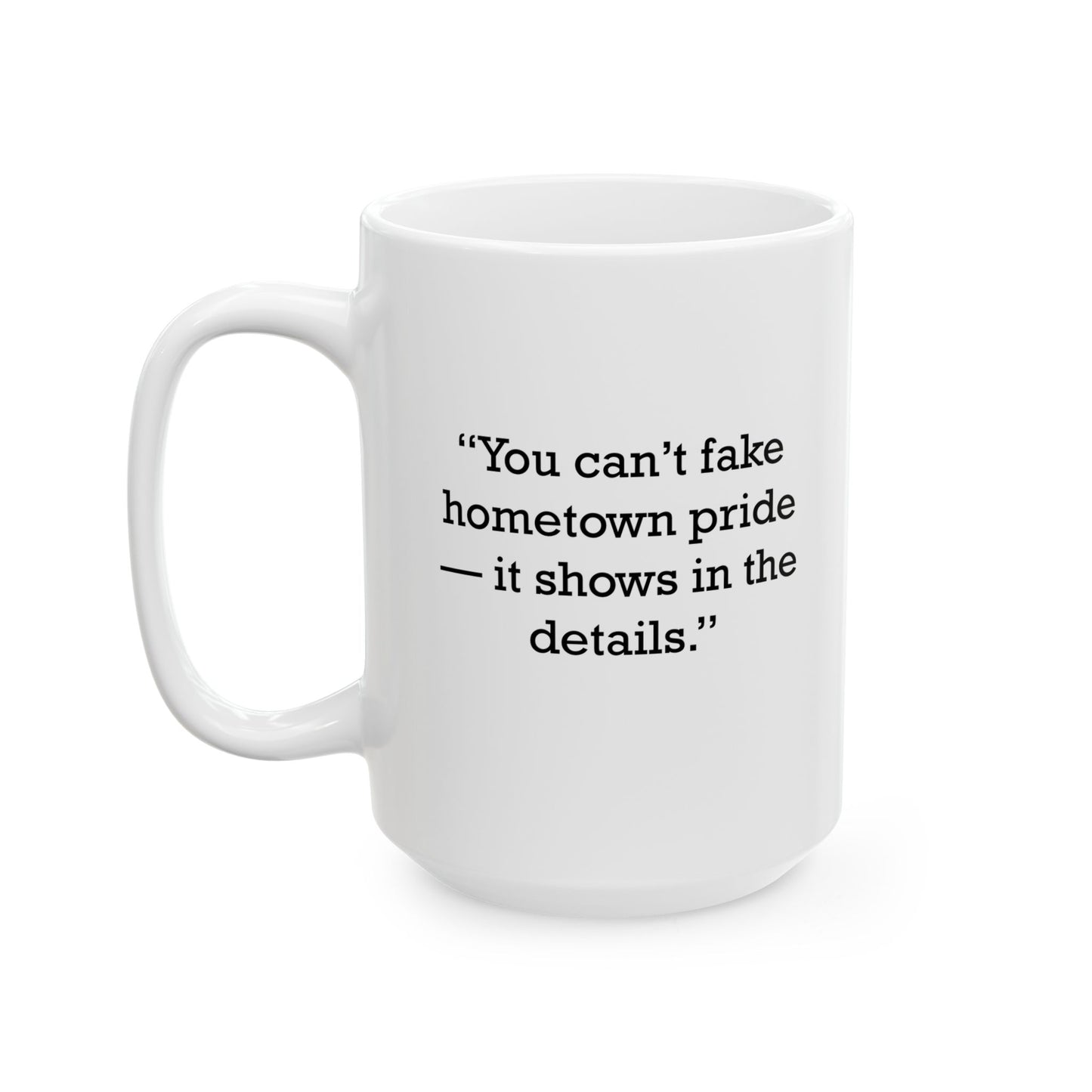Quote 33 You Cant Fake Vintage Retro Ceramic Mug - Black Logo