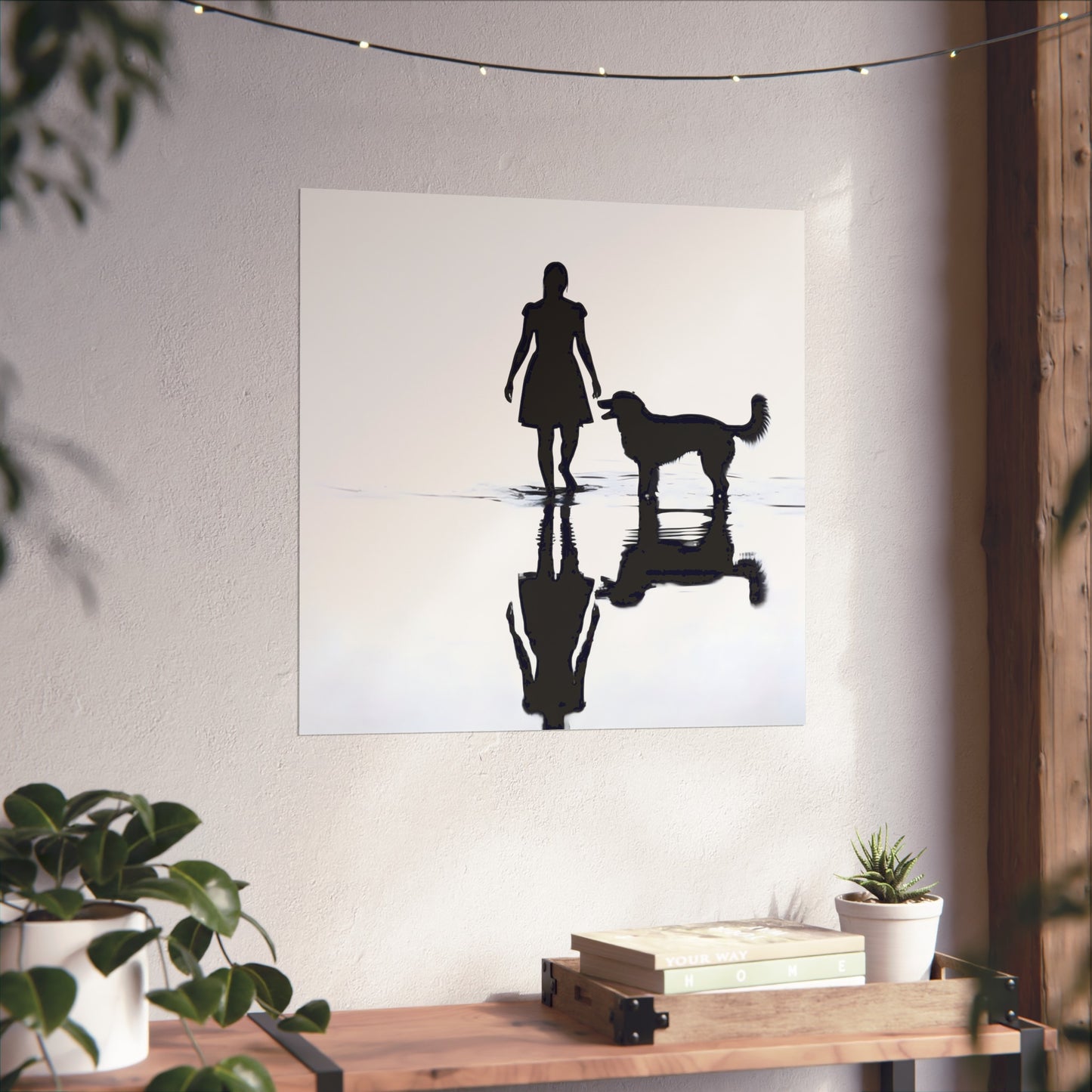 Companion in Still Water - Tide & Light Series Giclée Unframed Poster