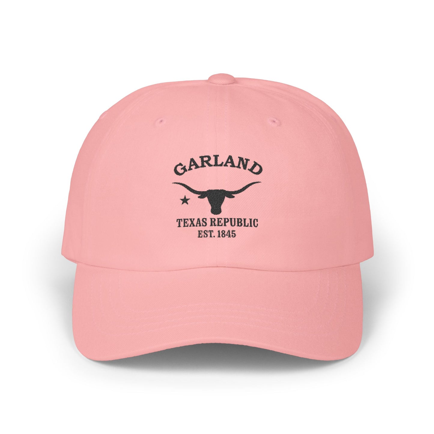 Garland Texas Classic Embroidered Cotton Cap - Black Logo