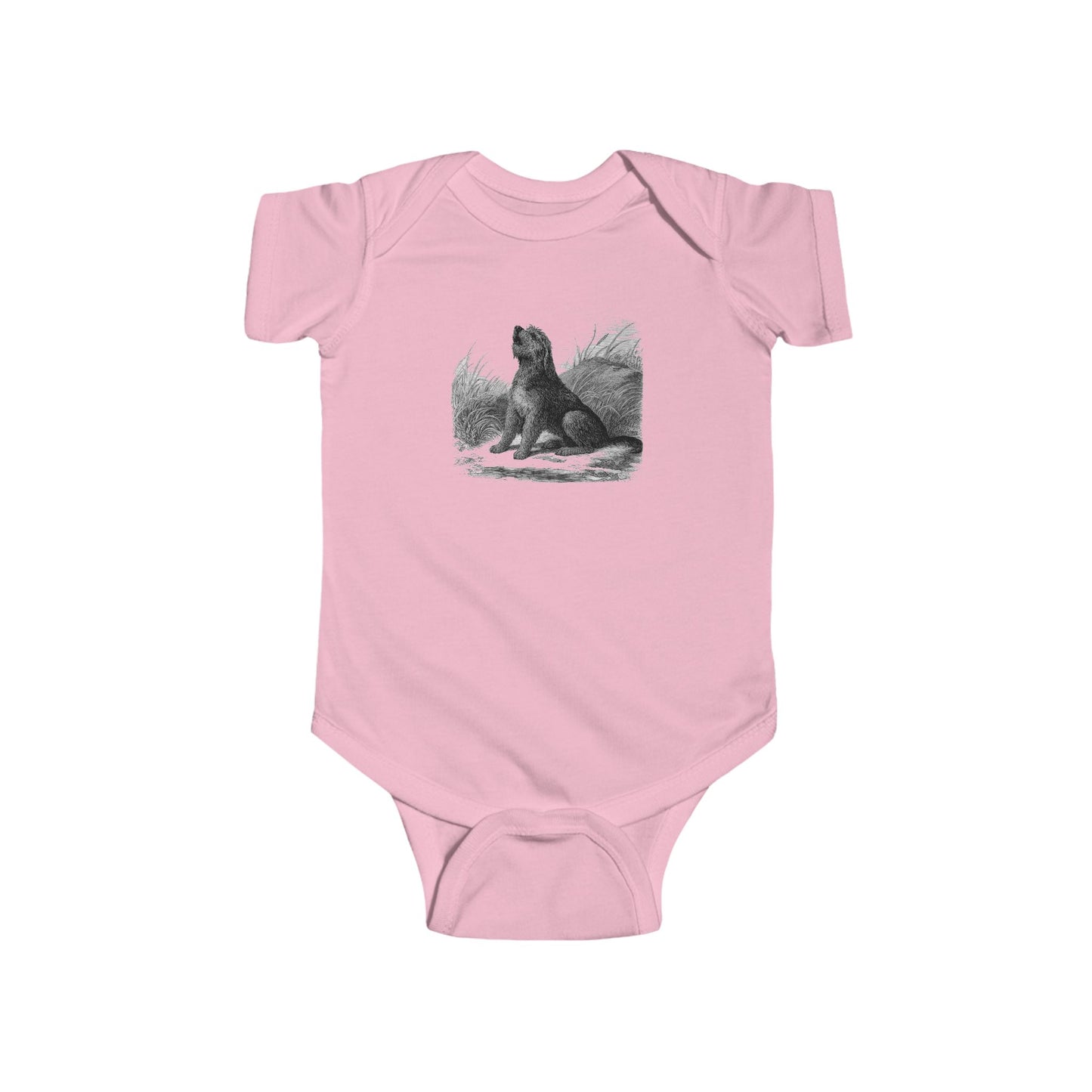 Otterhound Vintage Retro Cotton Jersey Baby Bodysuit - Howling For Fun