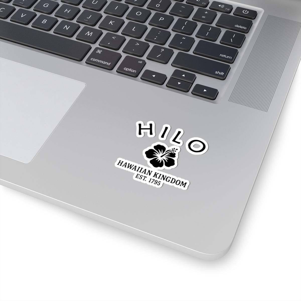 Hilo Hawaii Vintage Retro Vinyl Sticker - Black Logo