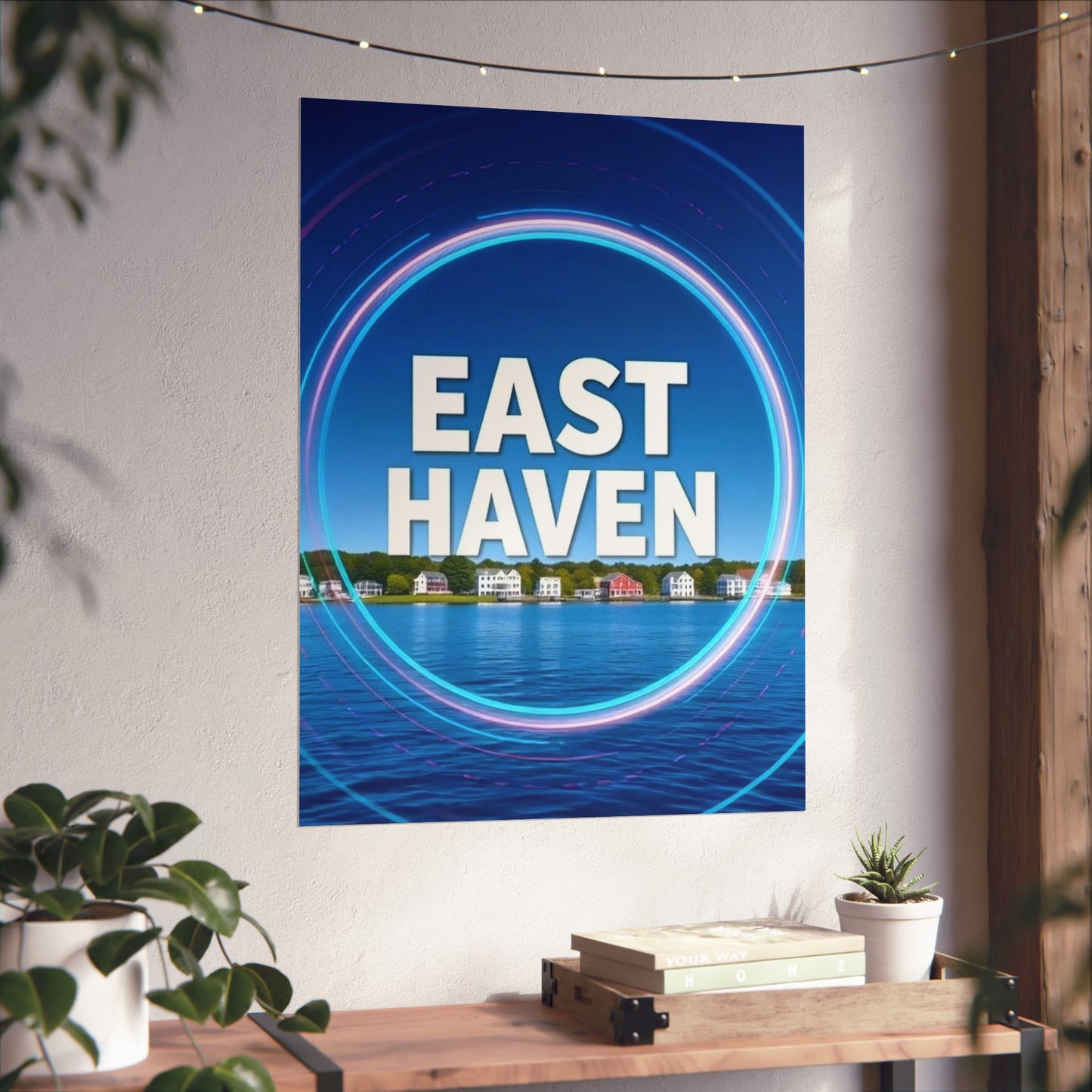 East Haven Connecticut Vintage Retro Giclée Print Art Series Poster
