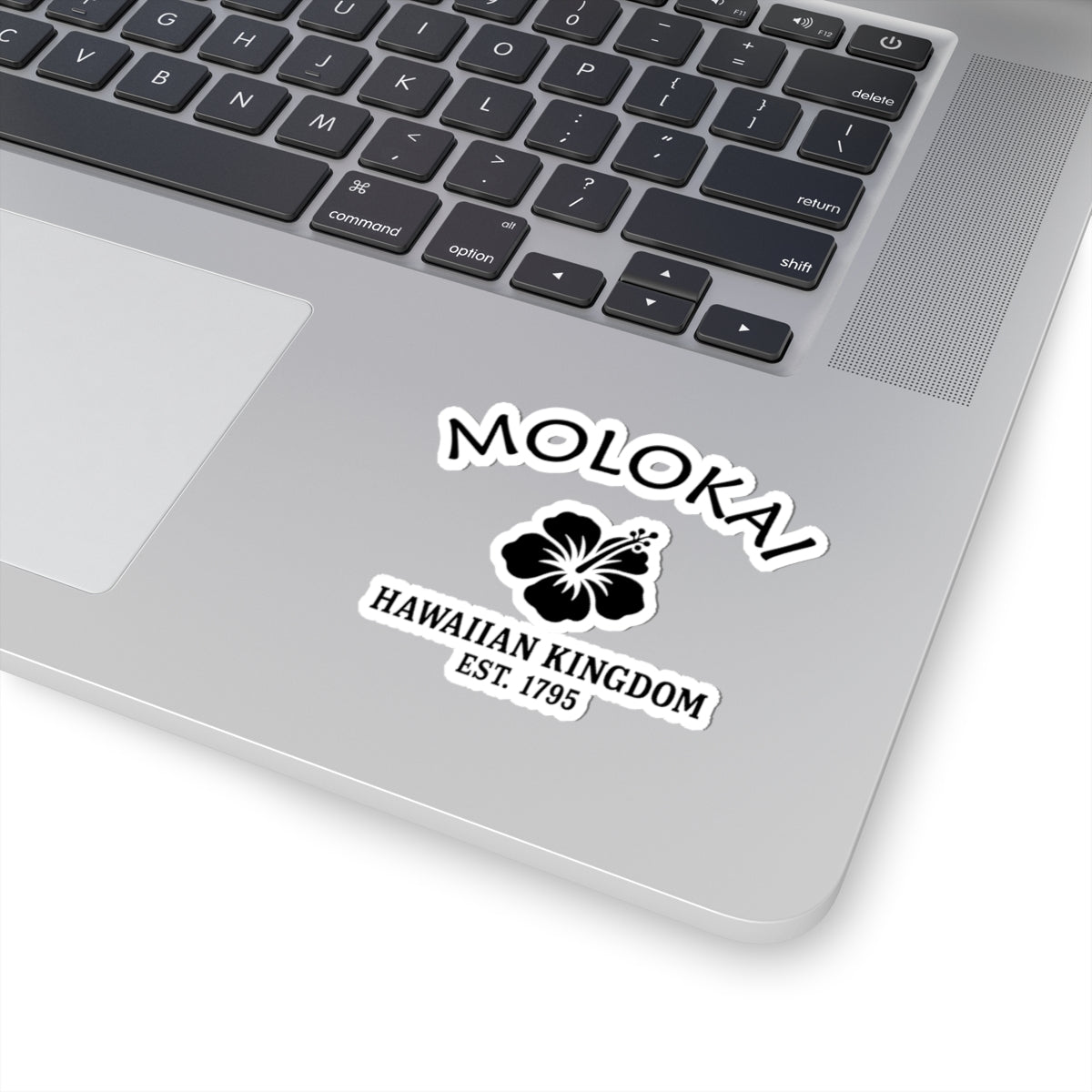 Molokai Hawaii Vintage Retro Vinyl Sticker - Black Logo
