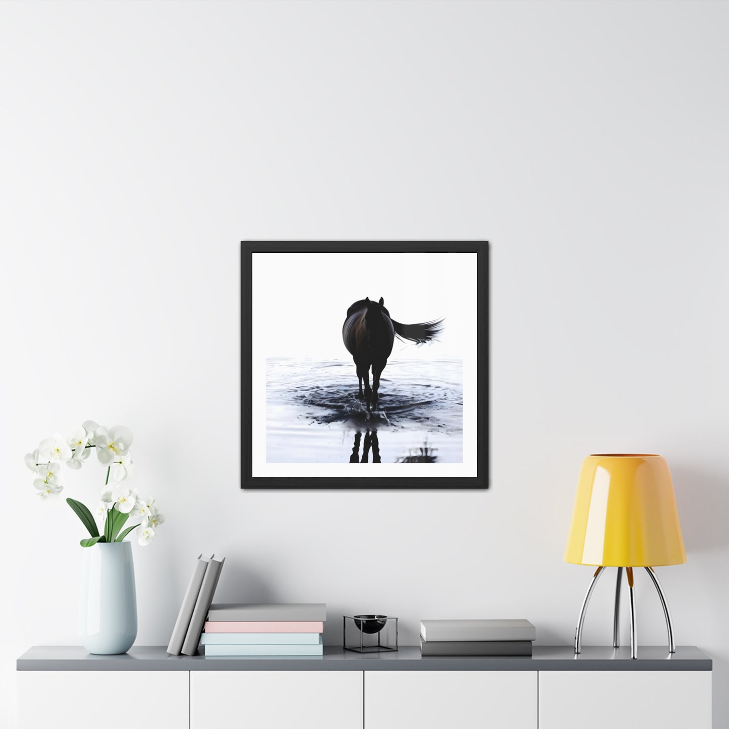 Whitewater Charge - Tide & Light Series Framed Poster