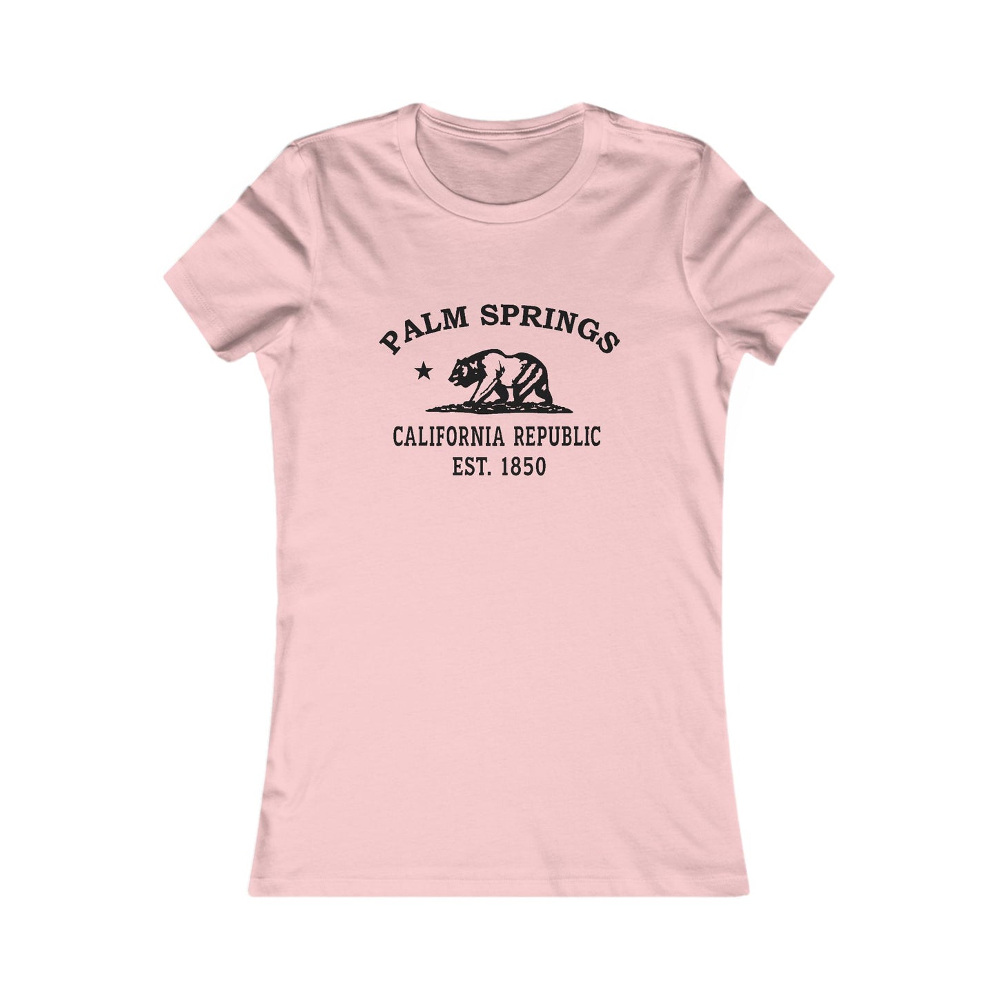 Palm Springs California Vintage Retro Unisex Heavy Cotton Hoodie - Black Logo