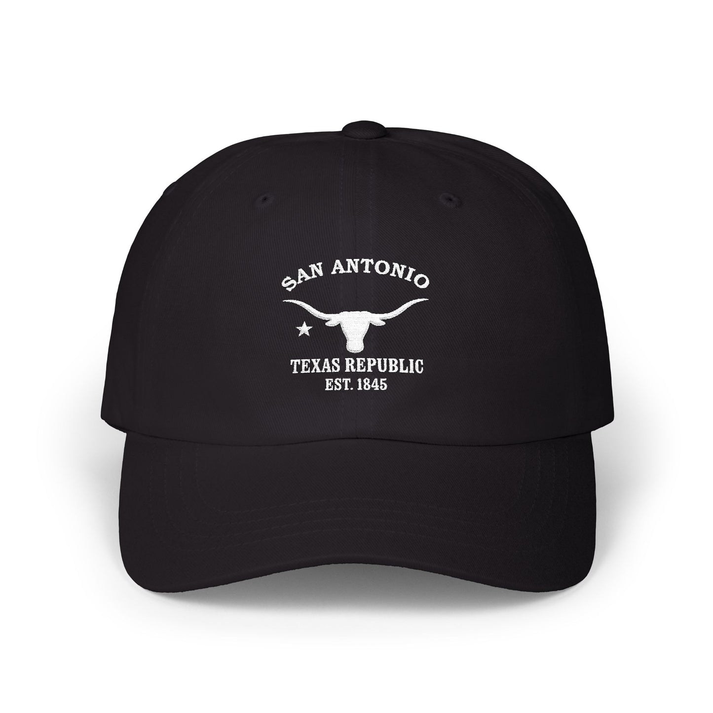 San Antonio Texas Classic Cotten Cap - White Logo