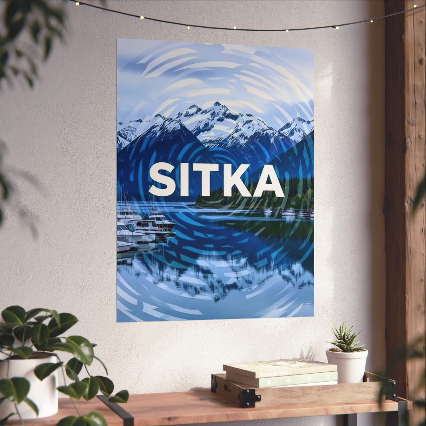 Sitka Alaska Vintage Retro Giclée Print Art Series Poster