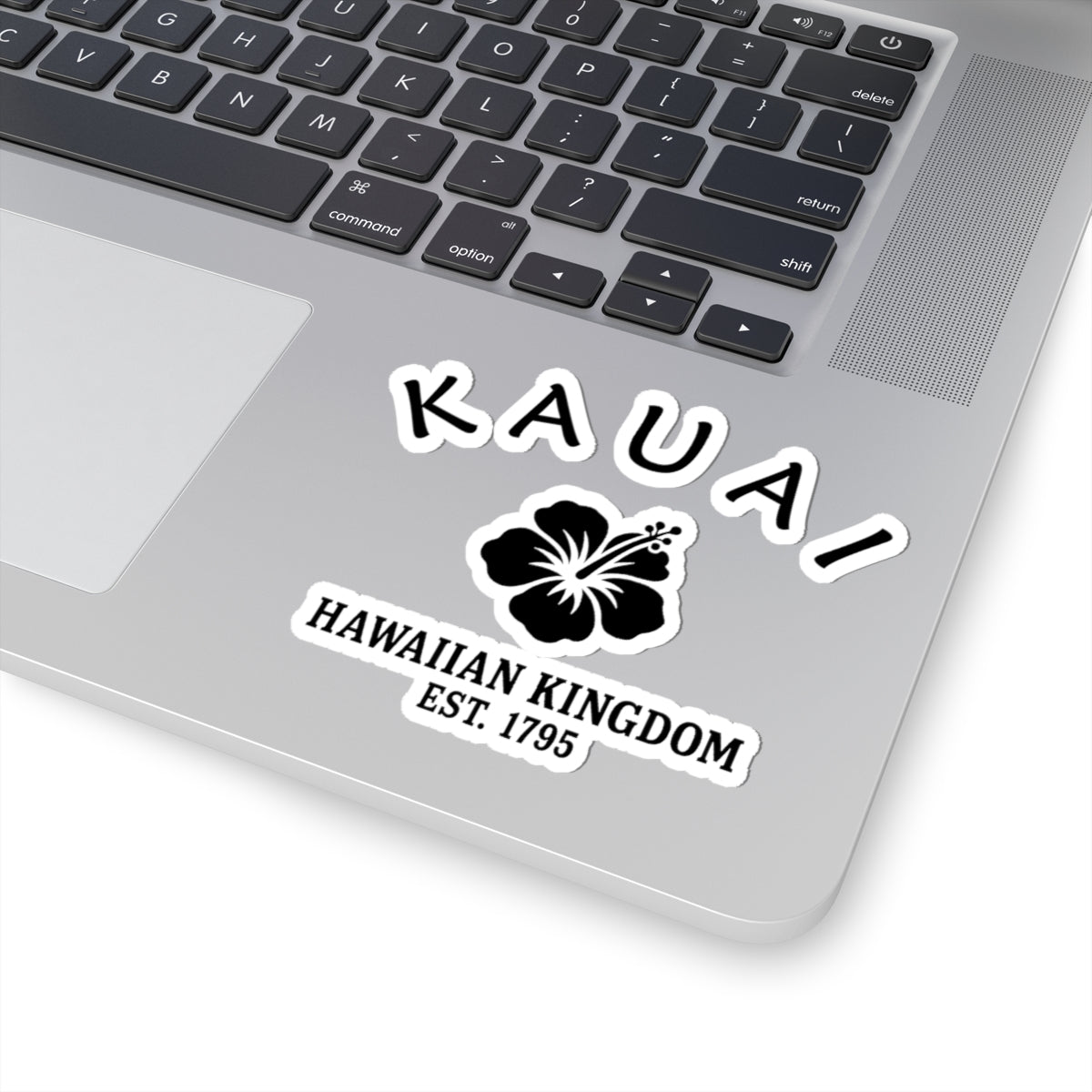 Kauai Hawaii Vintage Retro Vinyl Sticker - Black Logo