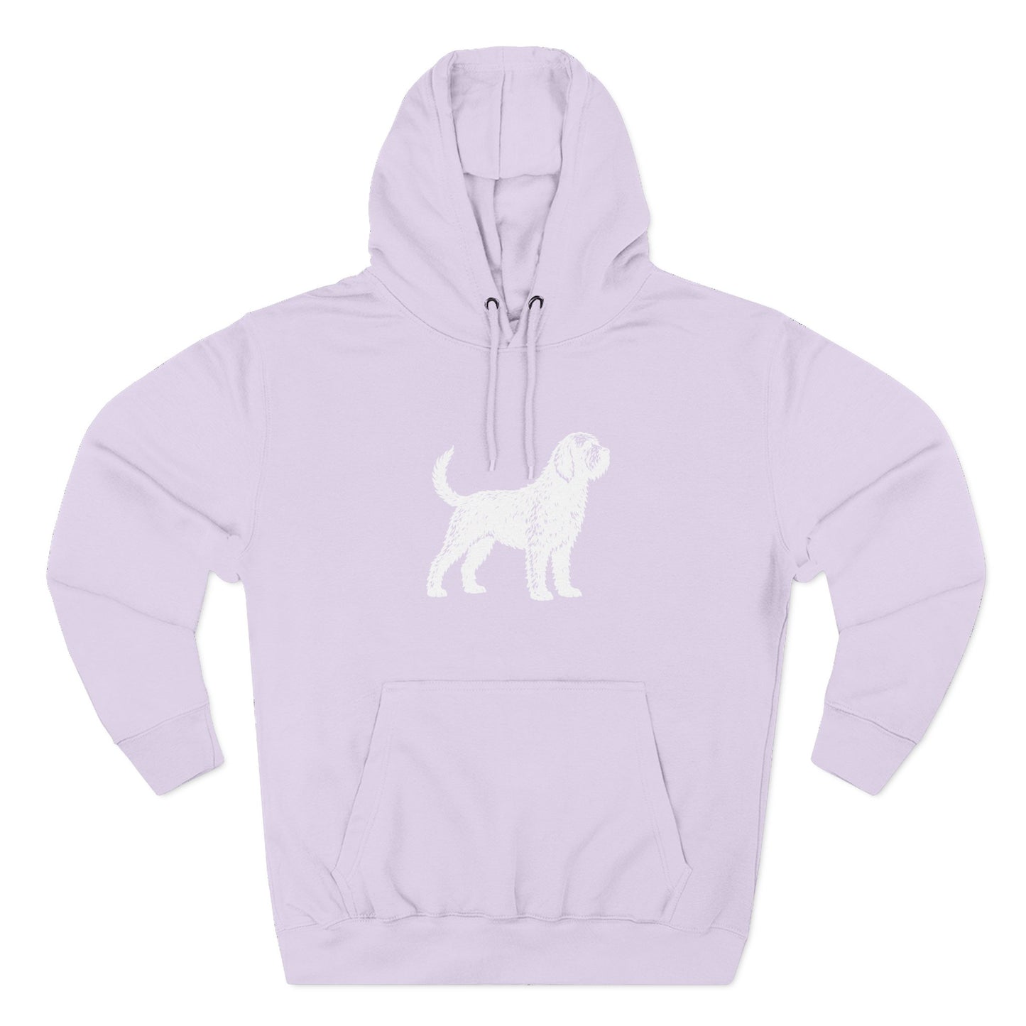 Otterhound Vintage Retro Unisex Heavy Cotton Hoodie - Standing