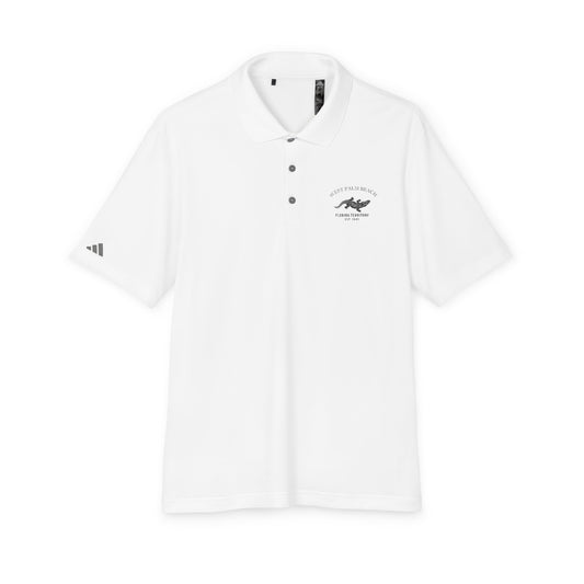 West Palm Beach Florida Vintage Retro Embroidered Performance Polo Shirt - Black Logo