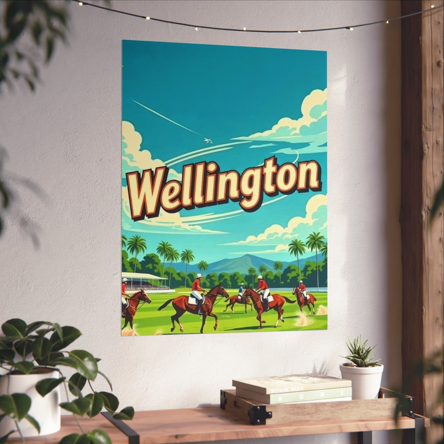 Wellington Florida Vintage Retro Giclée Print Art Series Poster