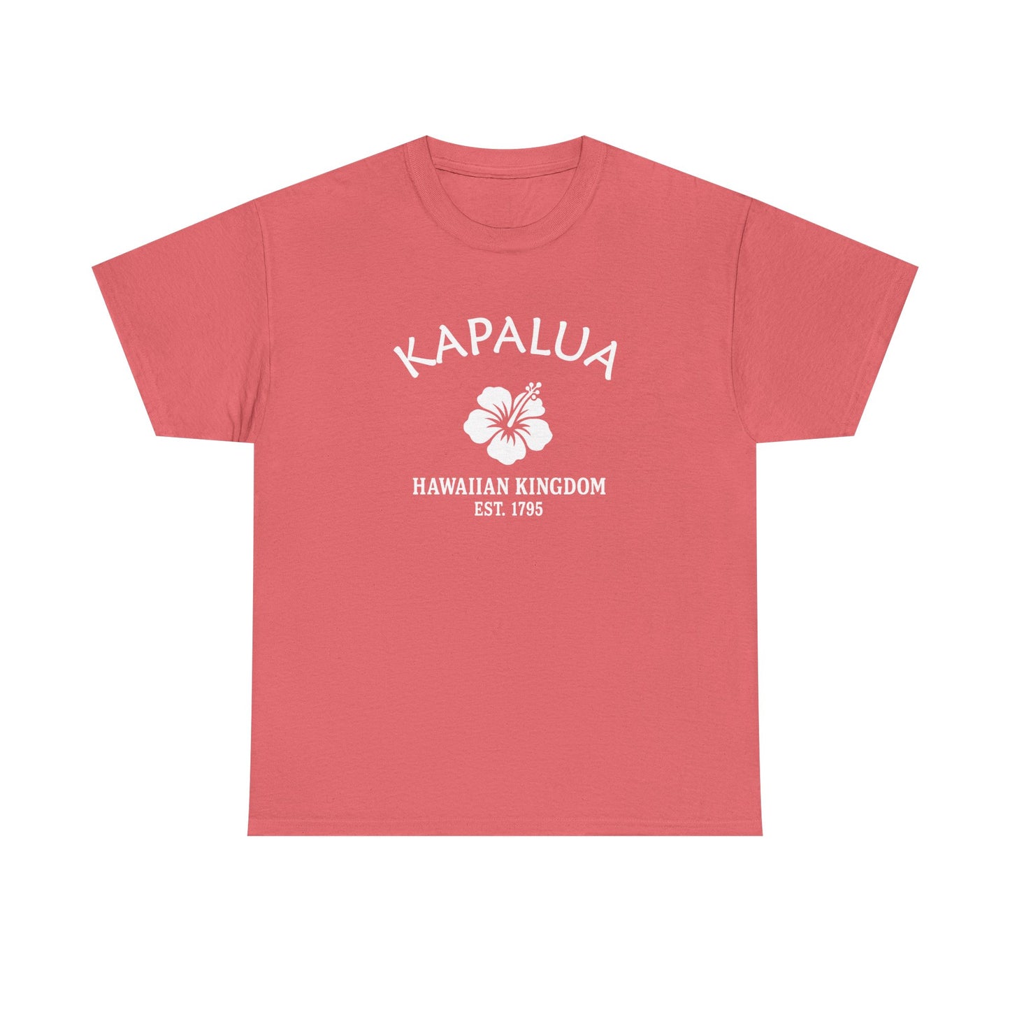 Kapalua Hawaii Vintage Retro Unisex Heavy Cotton Tee - White Logo
