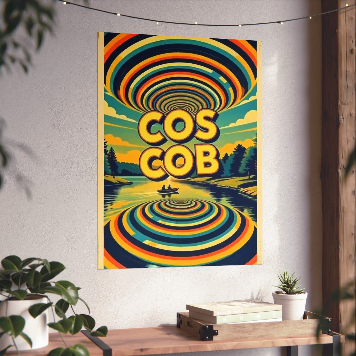 Cos Cob Connecticut Vintage Retro Giclée Print Art Series Poster